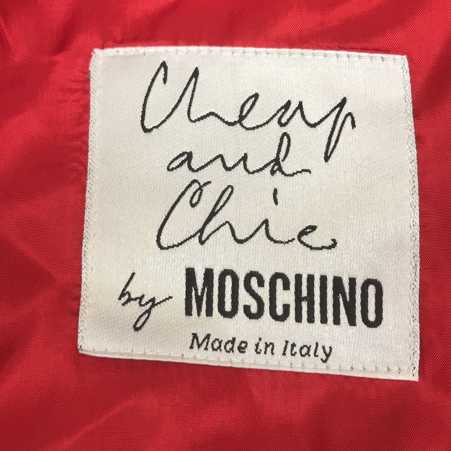 Moschino Cheap and Chic