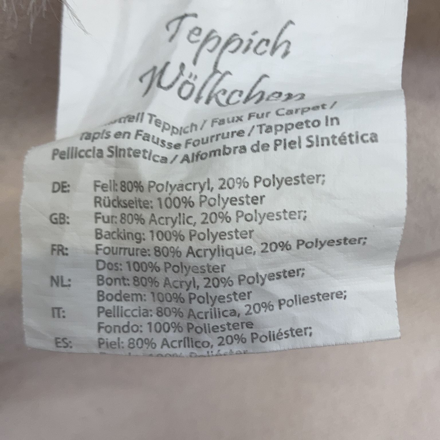 Teppich Wölkchen