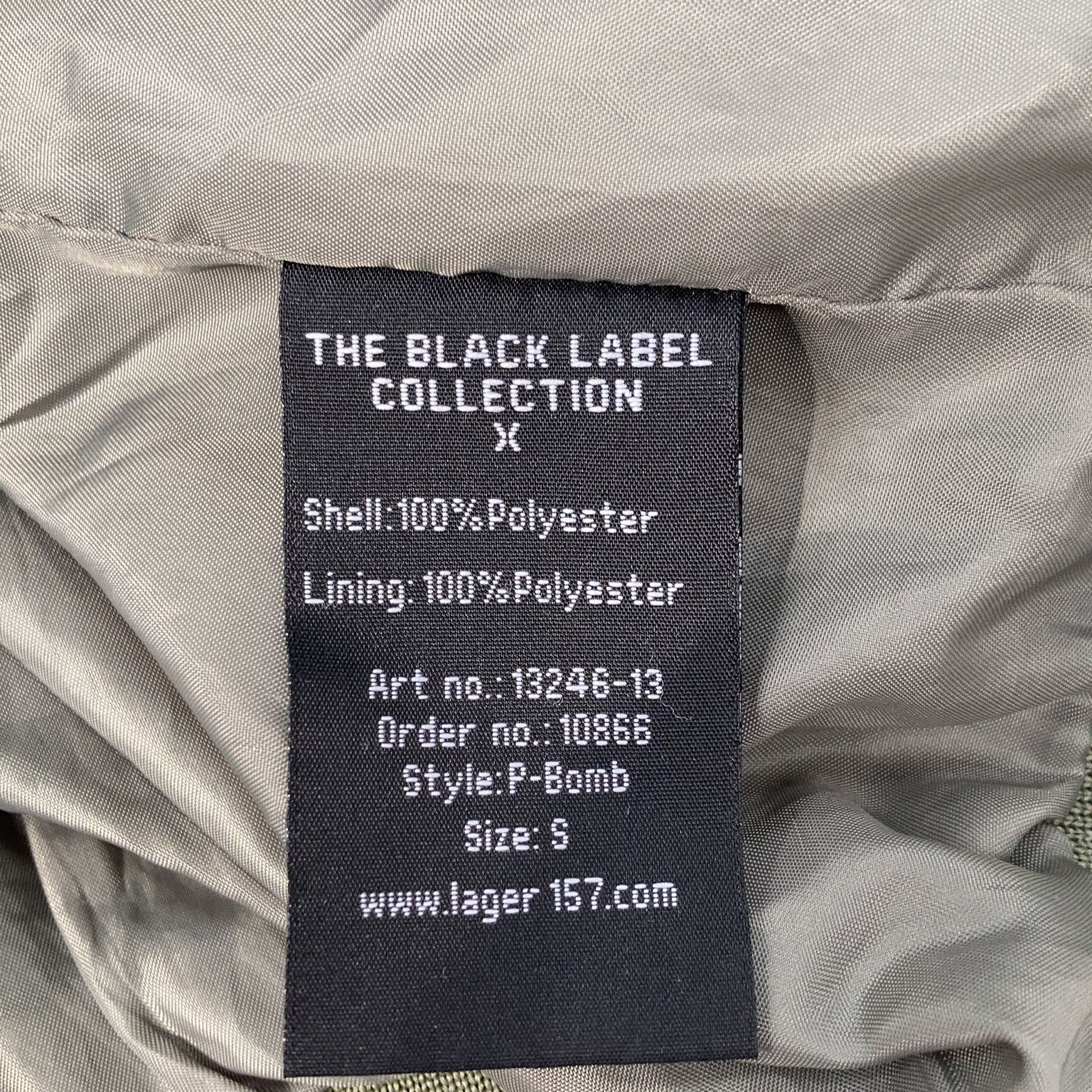 The Black Label Collection Lager 157