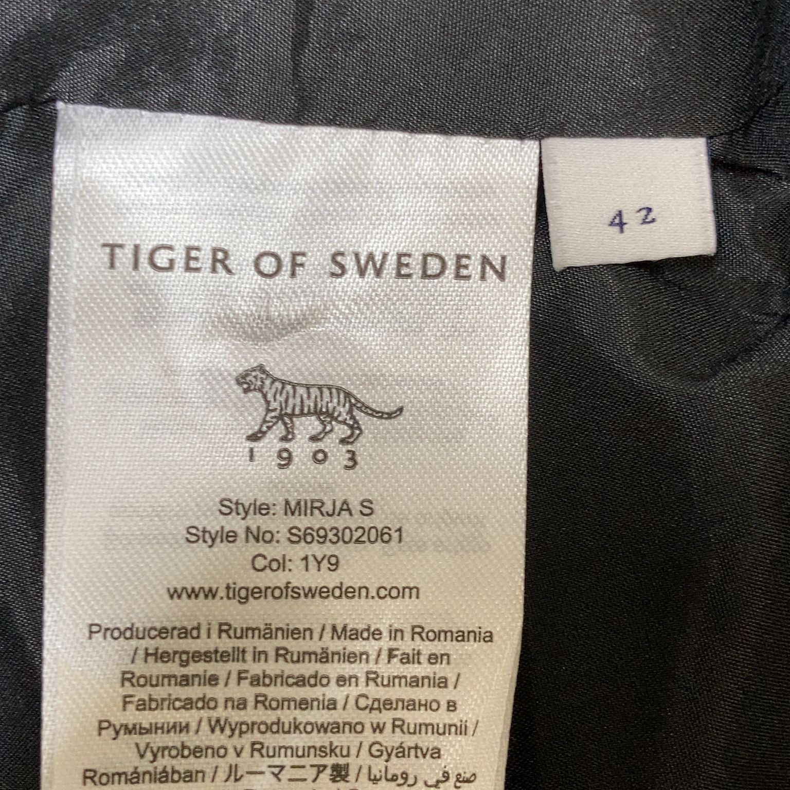 Tiger of Sweden