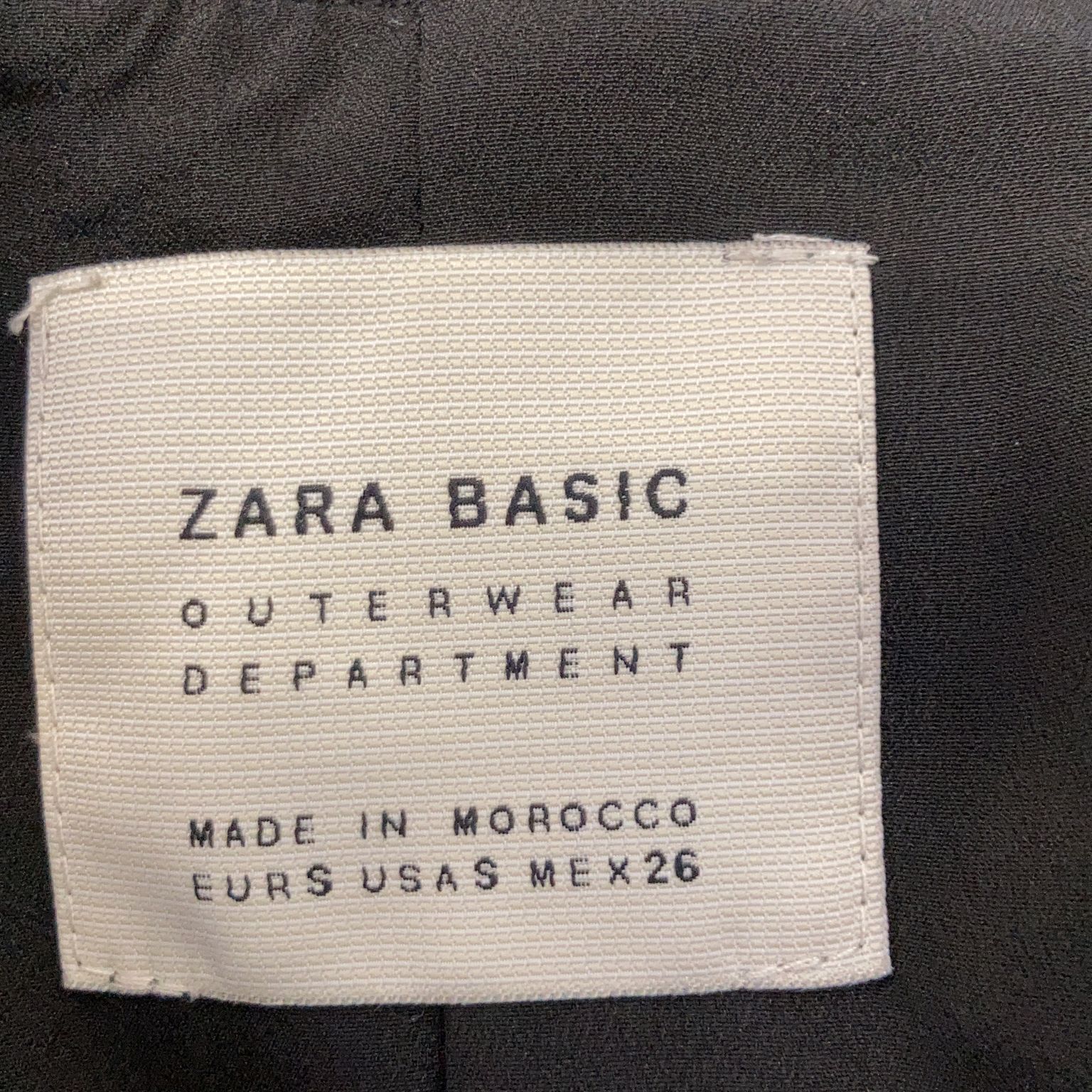 Zara Basic Outerwear