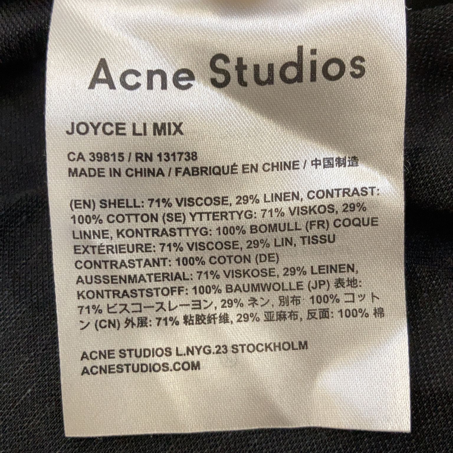 Acne Studios