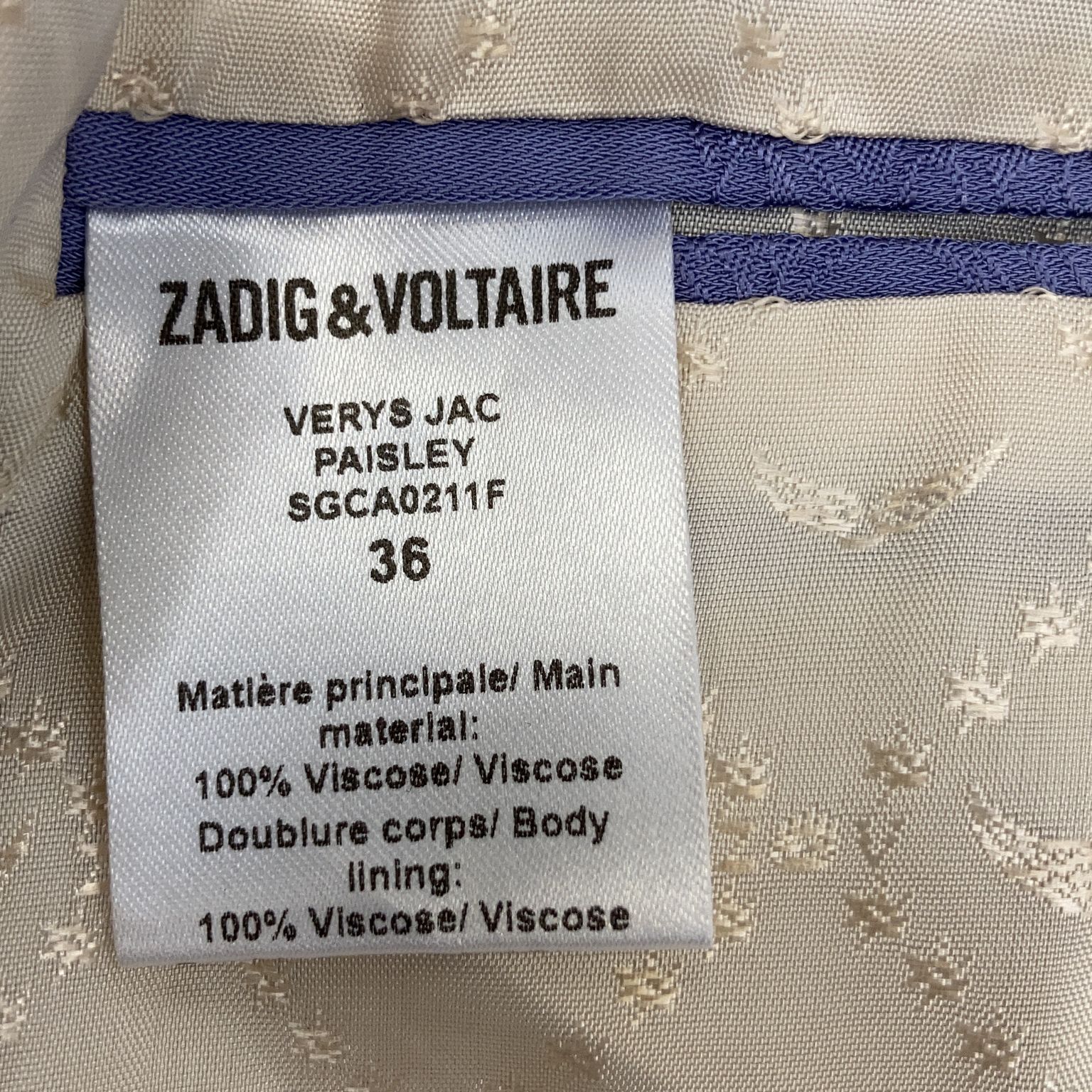 Zadig  Voltaire