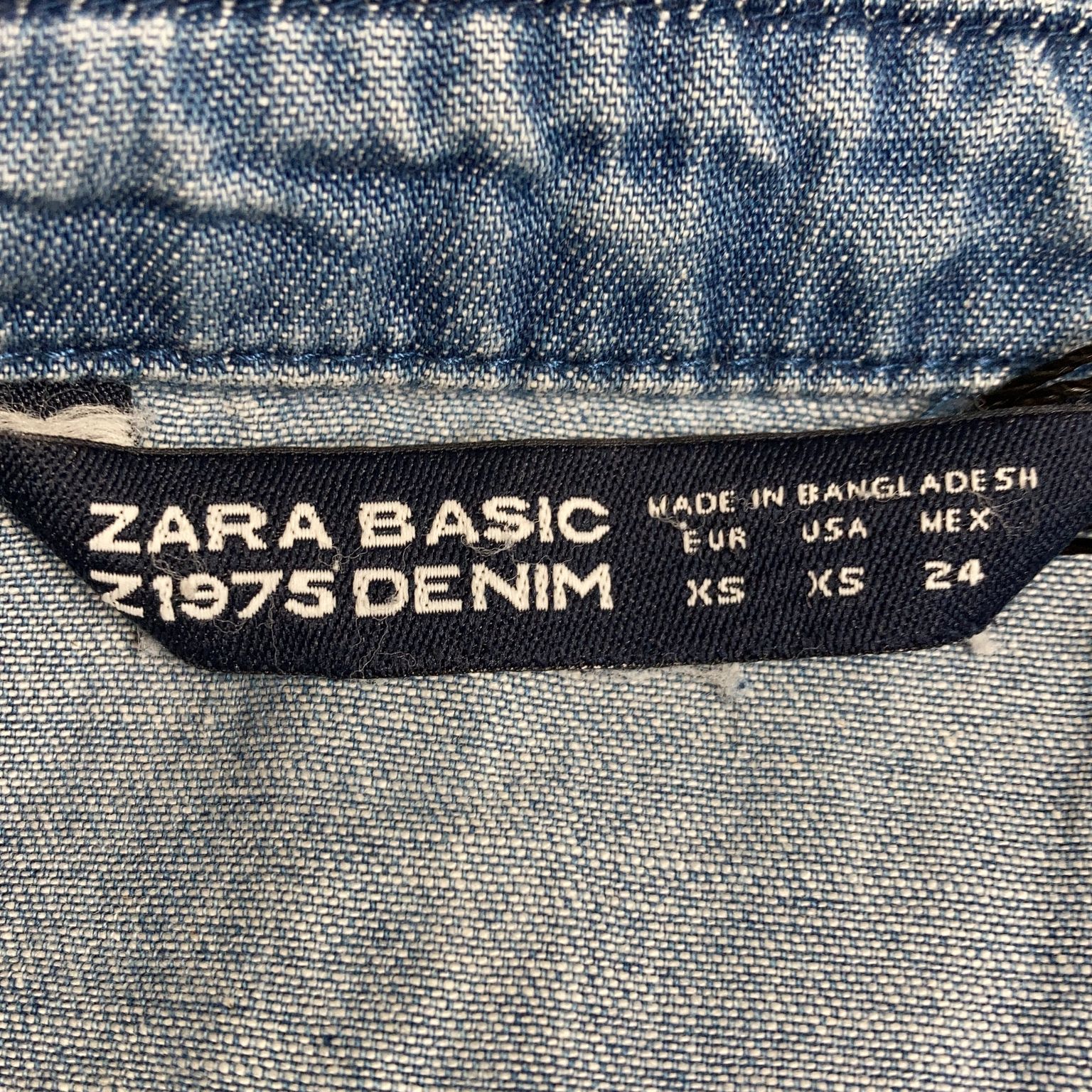 Zara Basic Z1975 Denim