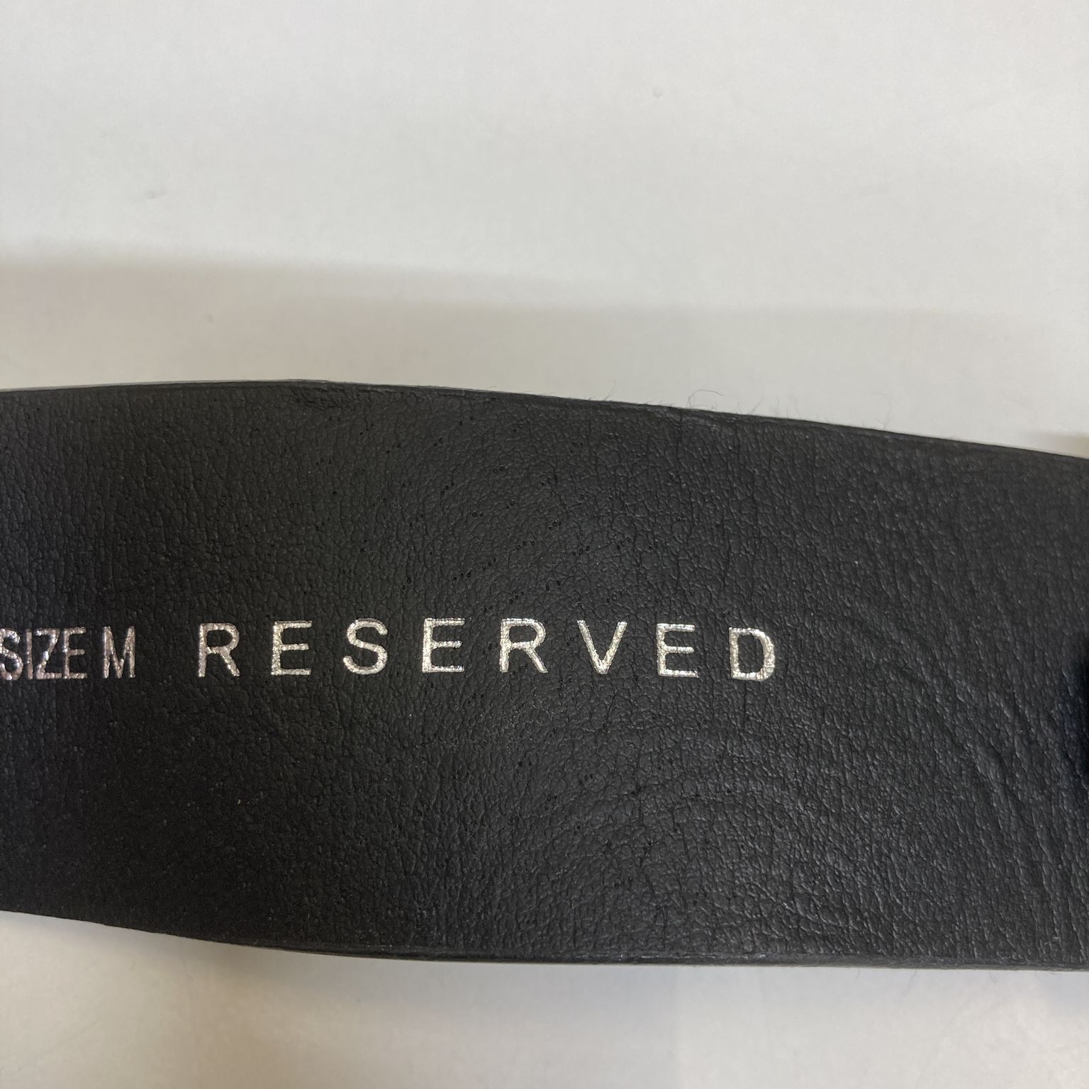 Reserved