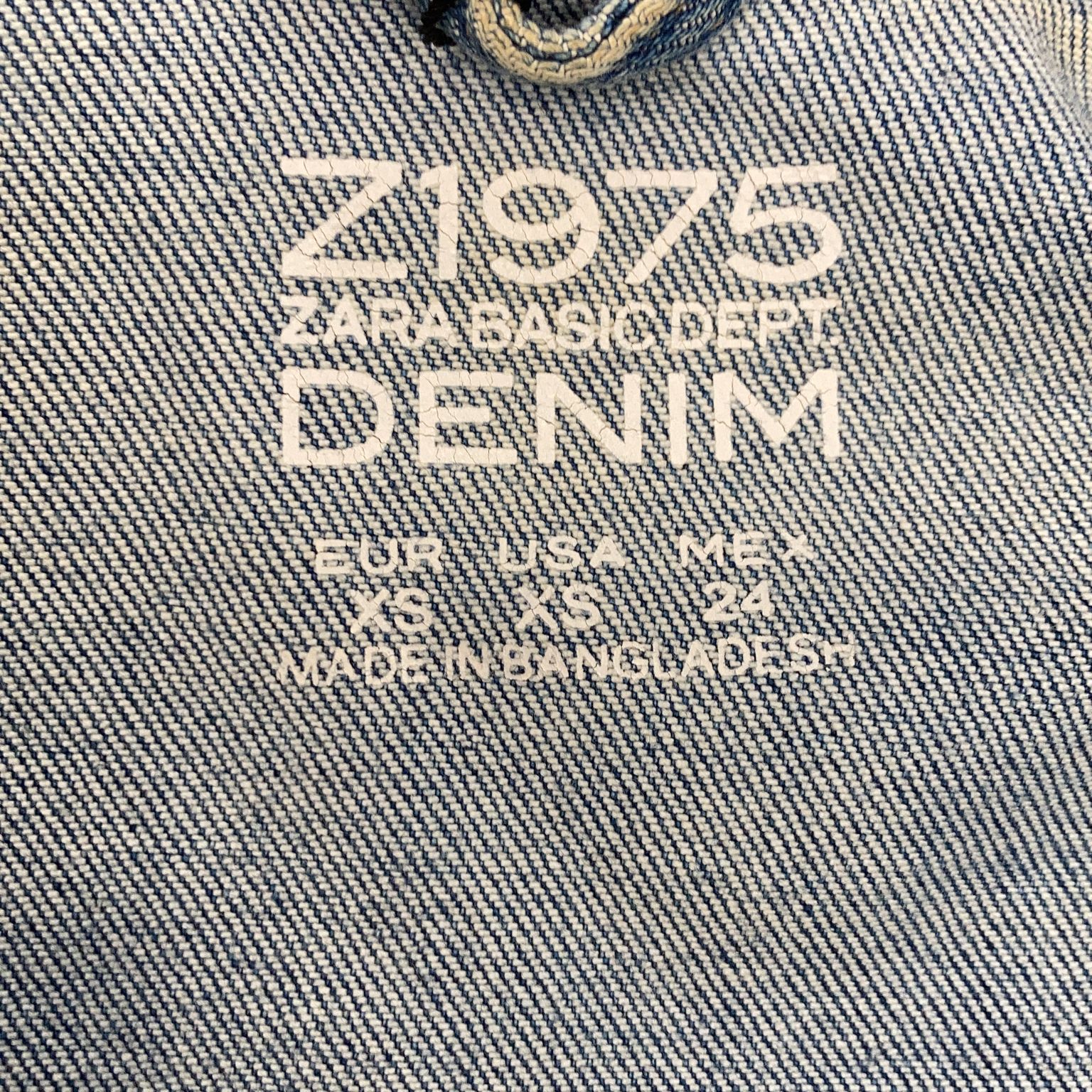 Zara Basic Z1975 Denim