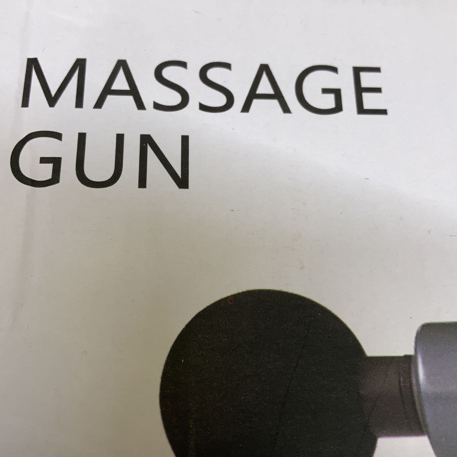 MASSAGE GUN