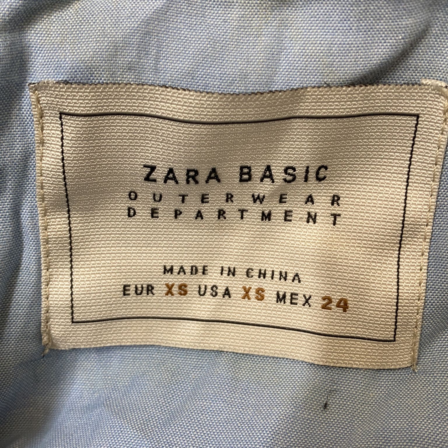 Zara Basic Outerwear