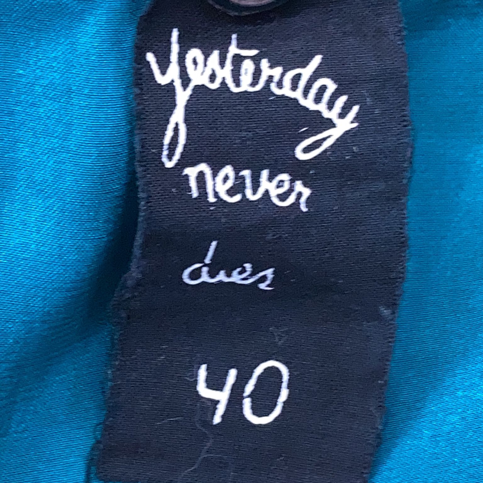 Yesterday Never Dies