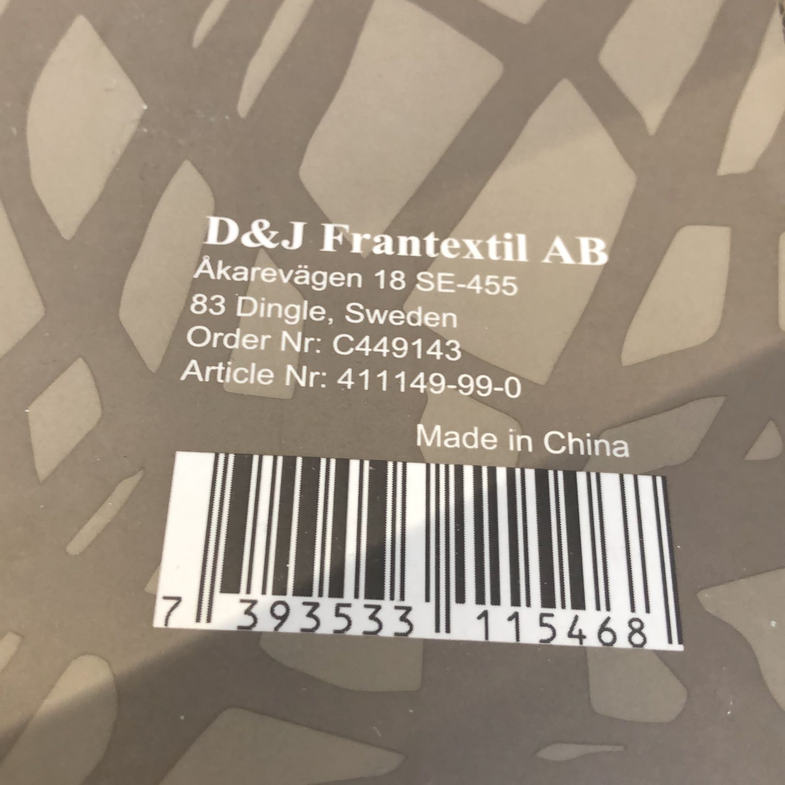 DJ Frantextil AB