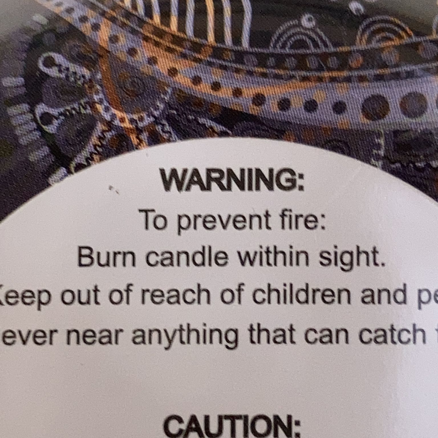 Warning