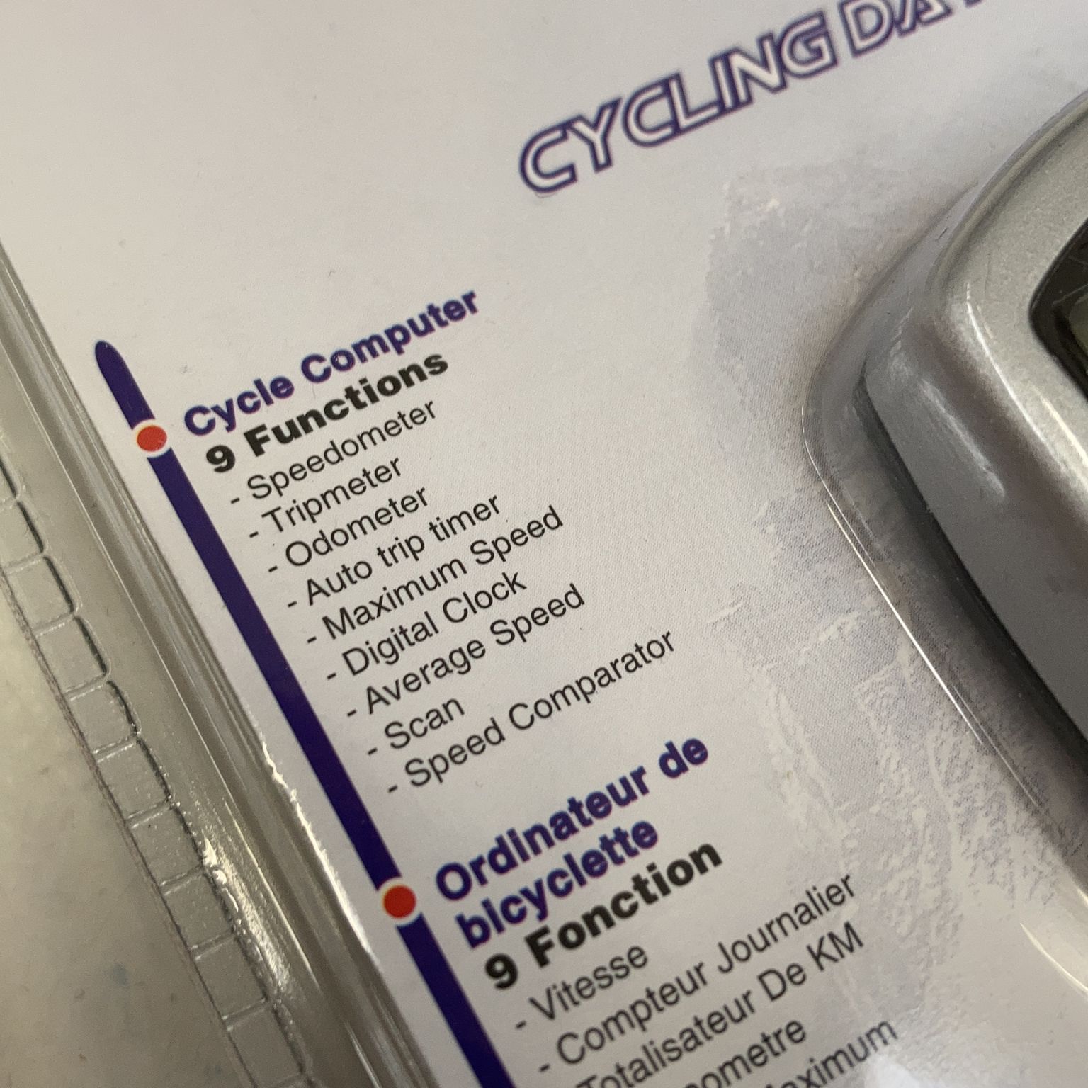 Cykelcomputer