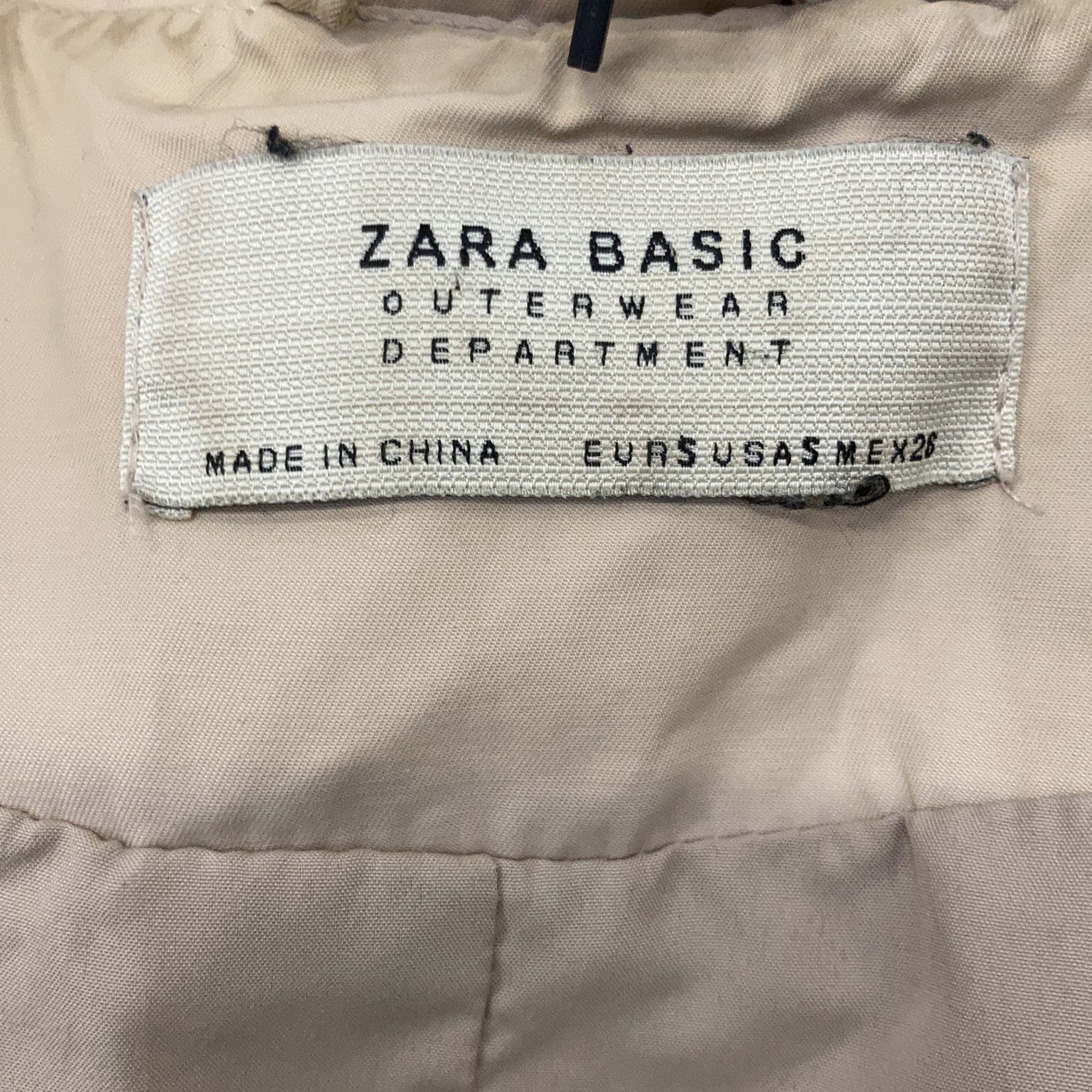 Zara Basic Outerwear