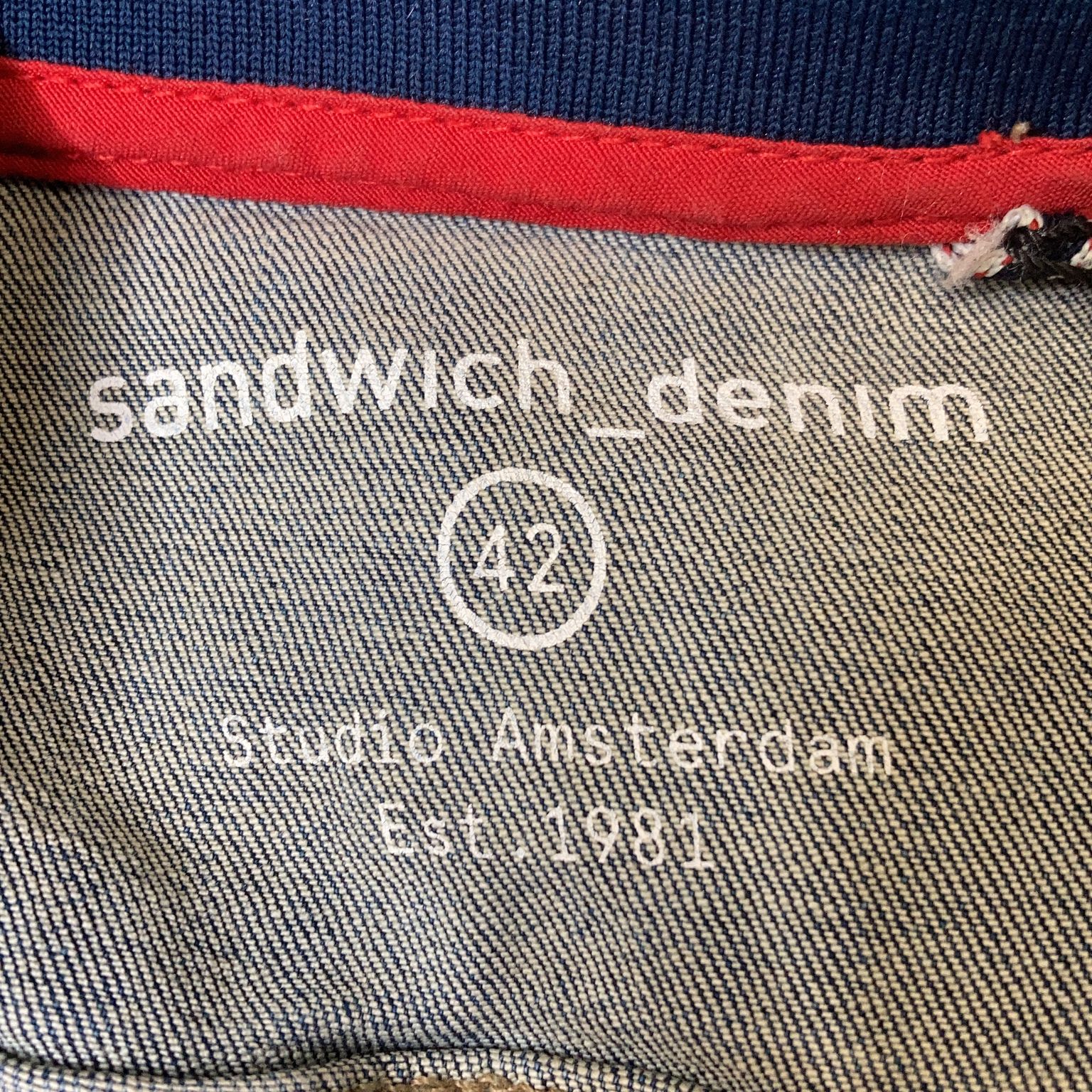 Sandwich denim