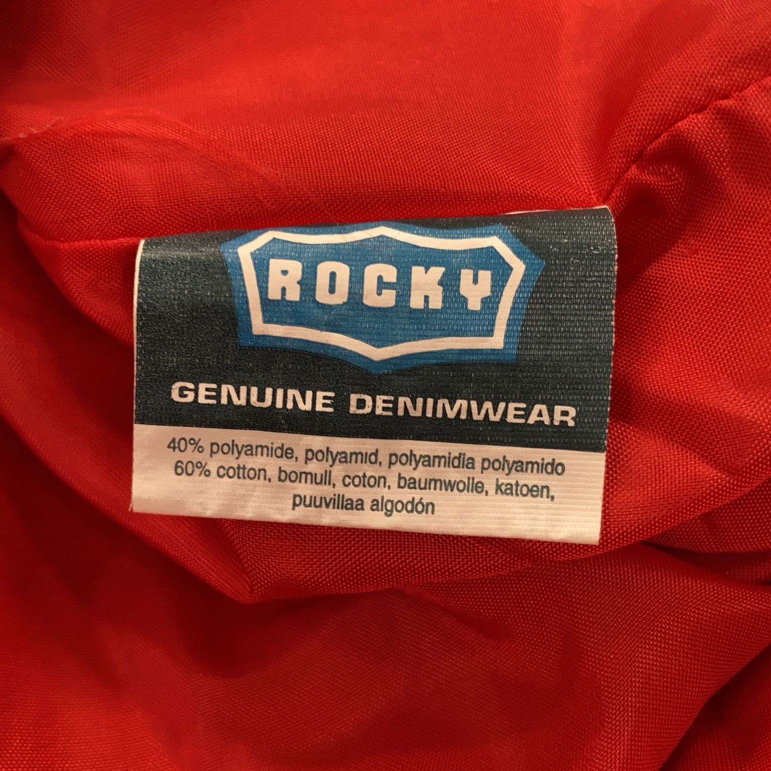 Rocky Genuine Denim Wear