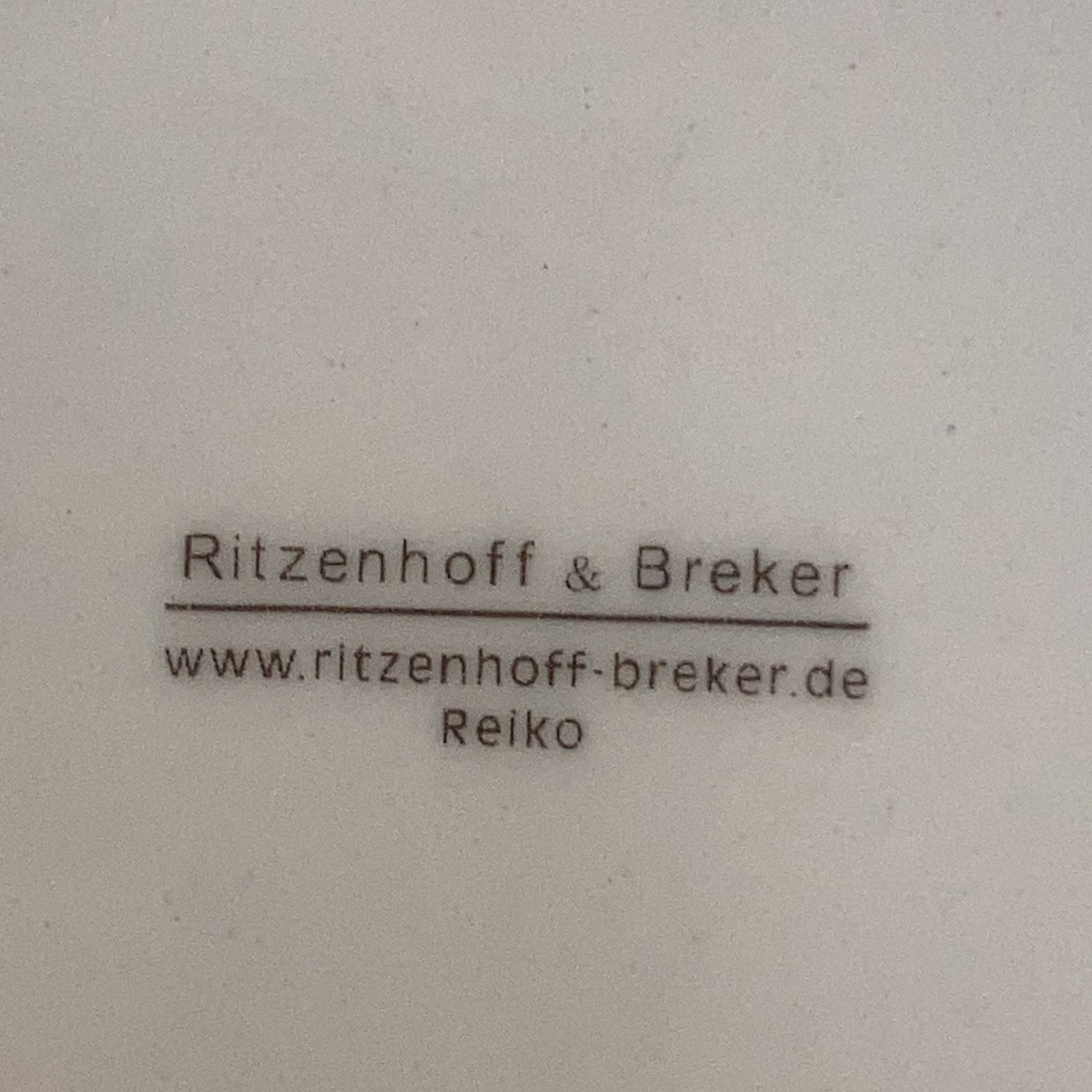 Ritzenhoff  Breker