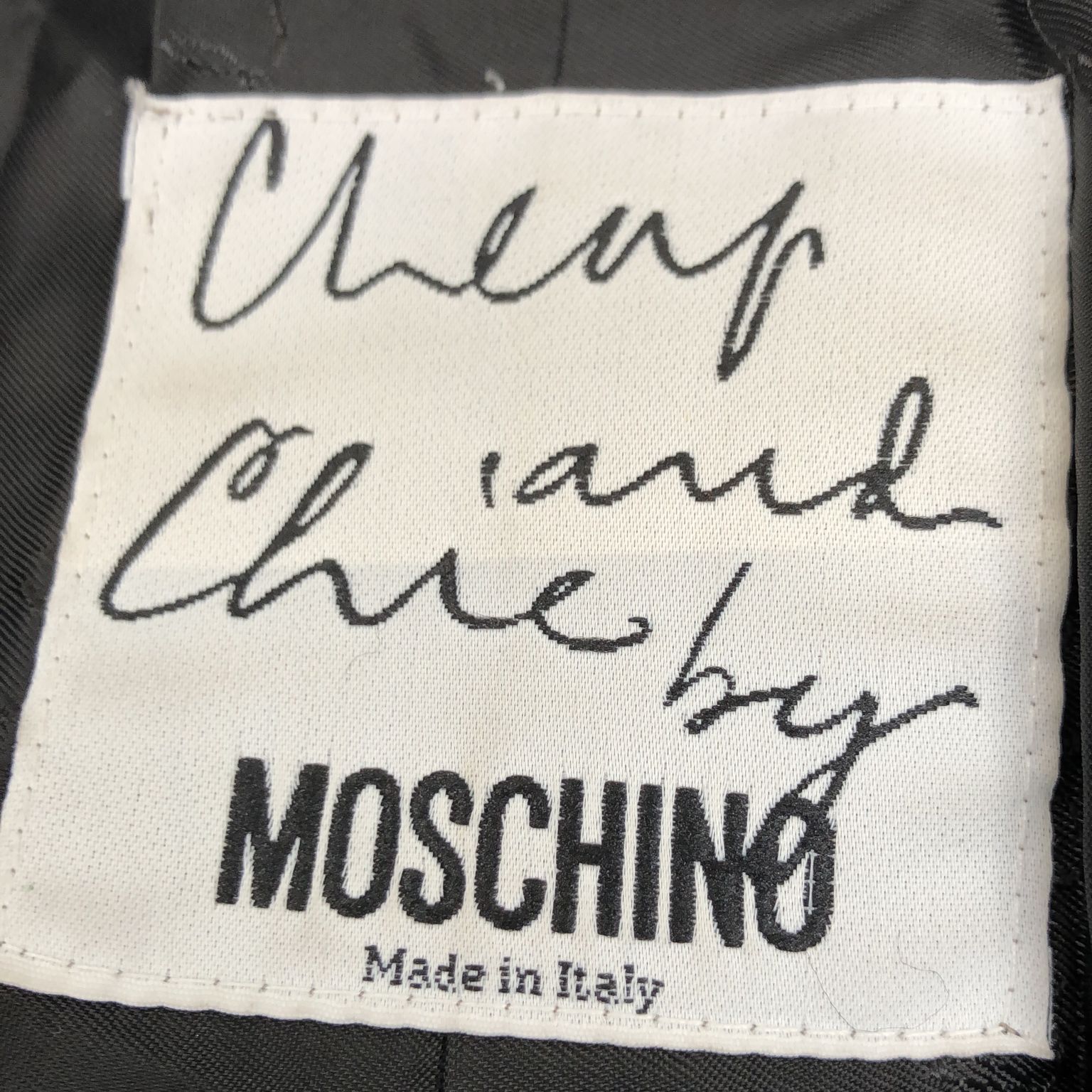 Cheap and Chic by Moschino