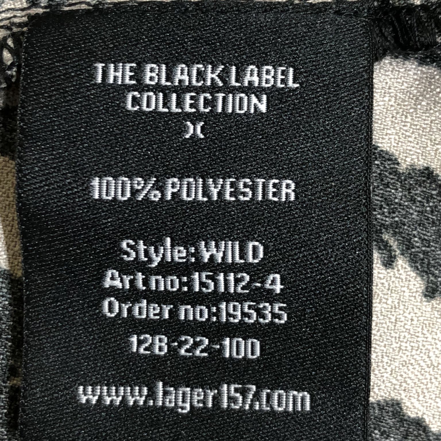 The Black Label Collection Lager 157