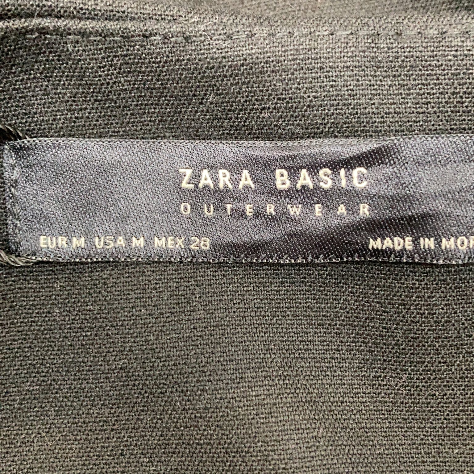 Zara Basic Outerwear