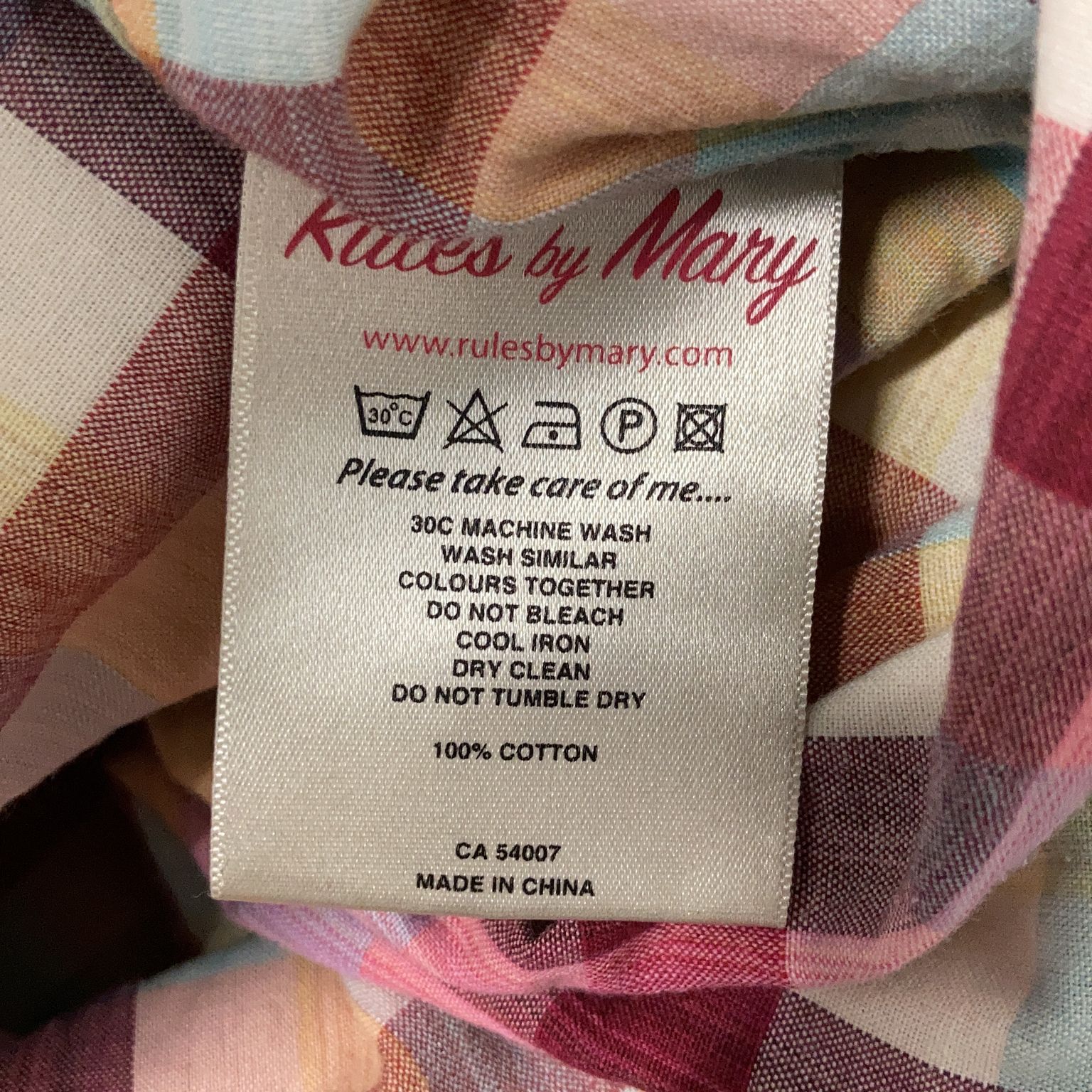 Rules by Mary