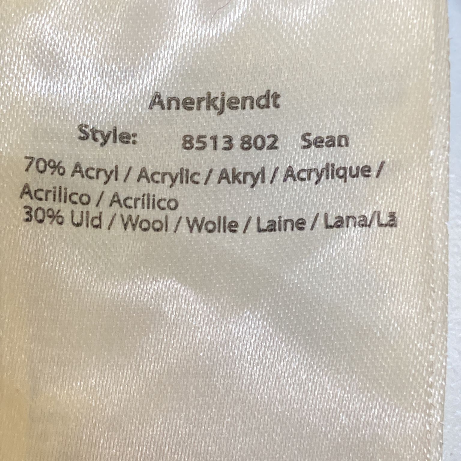 Anerkjendt