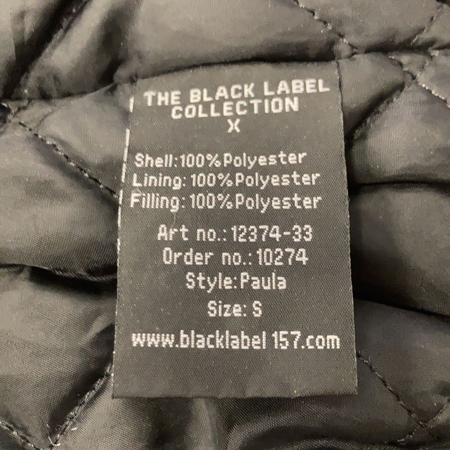 The Black Label Collection Lager 157