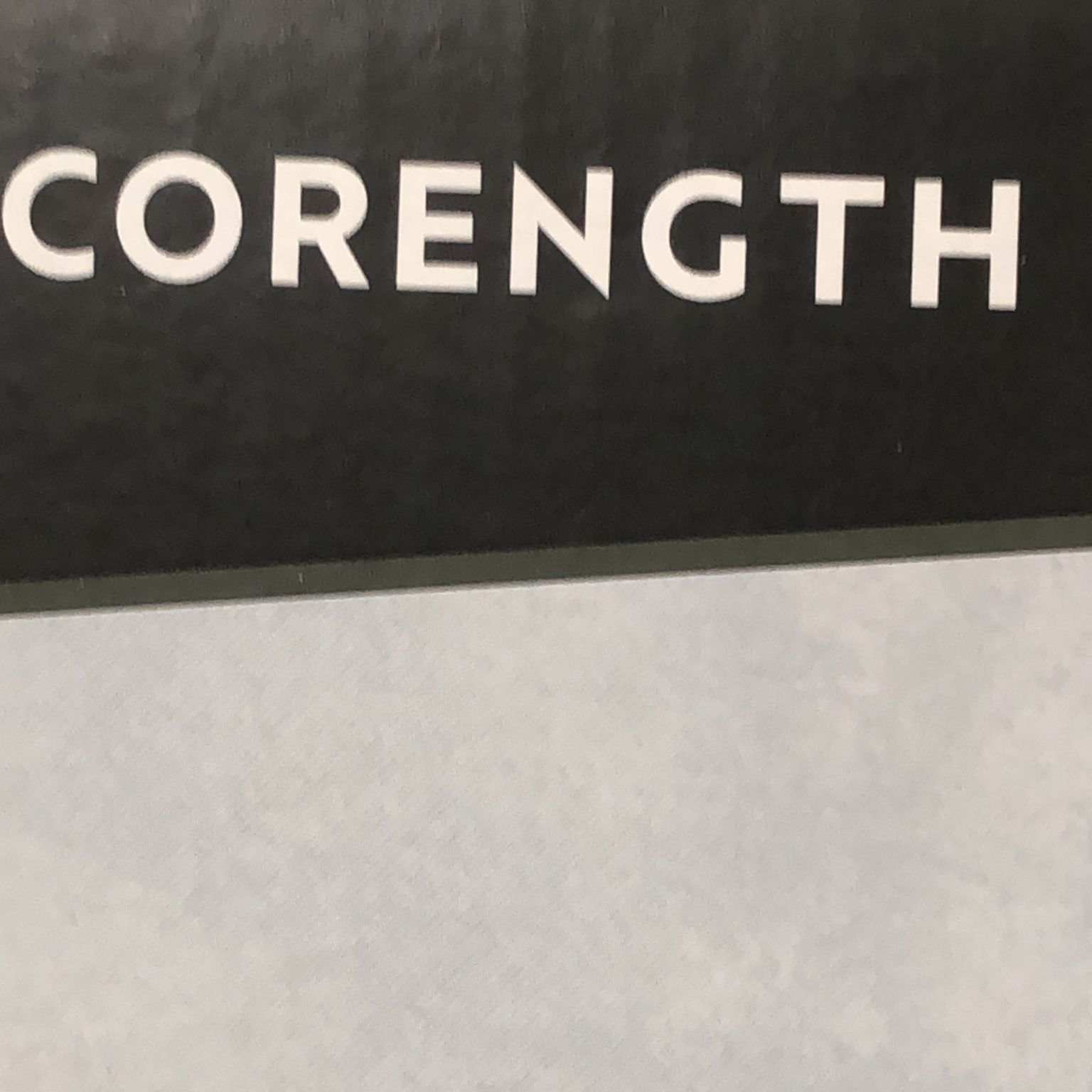 Corength