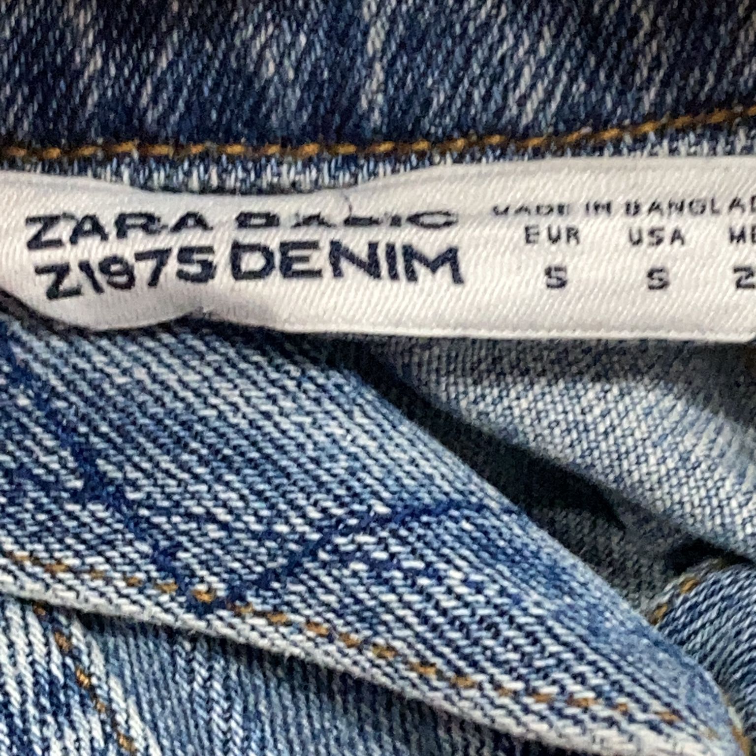 Zara Basic Z1975 Denim