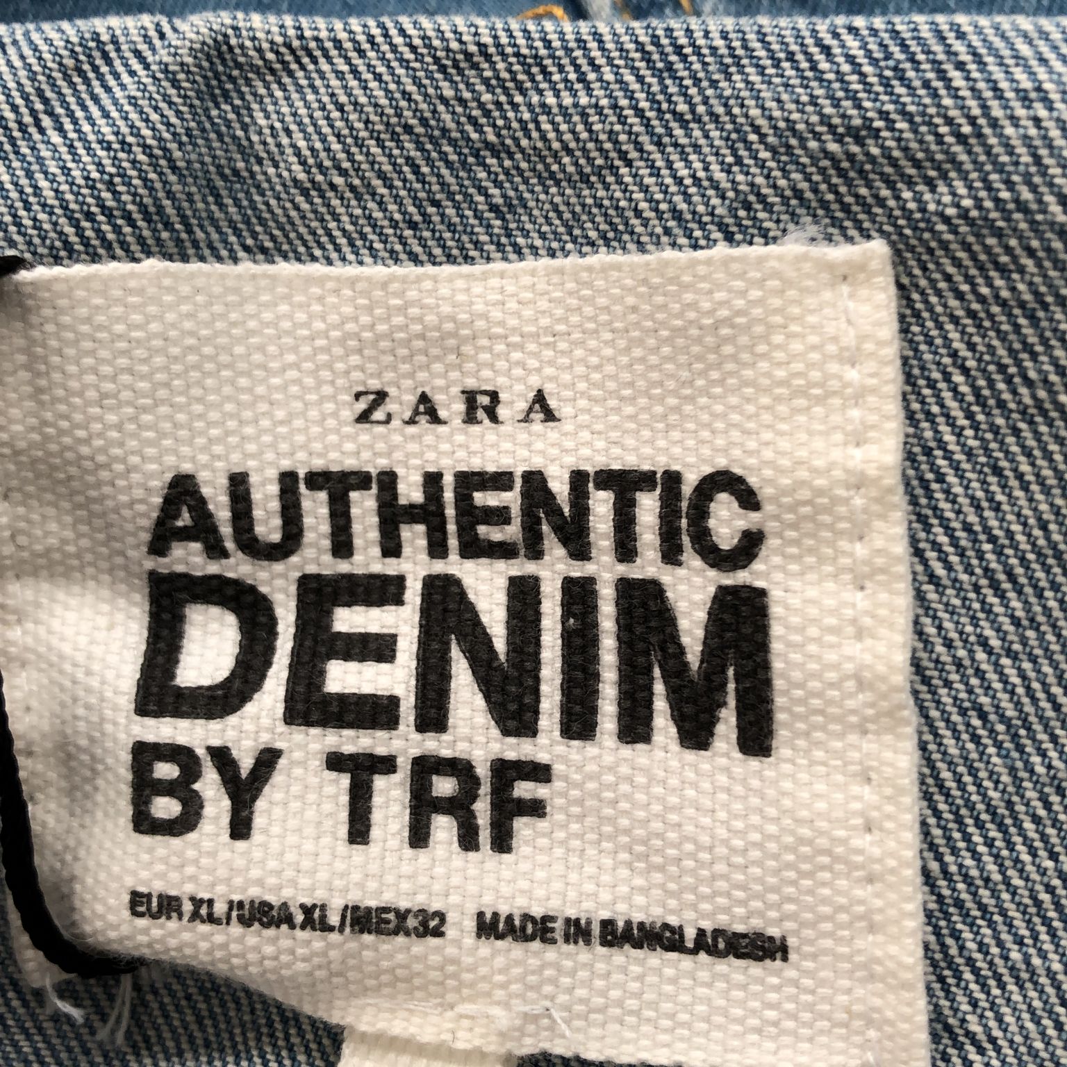 Zara Authentic Denim by TRF