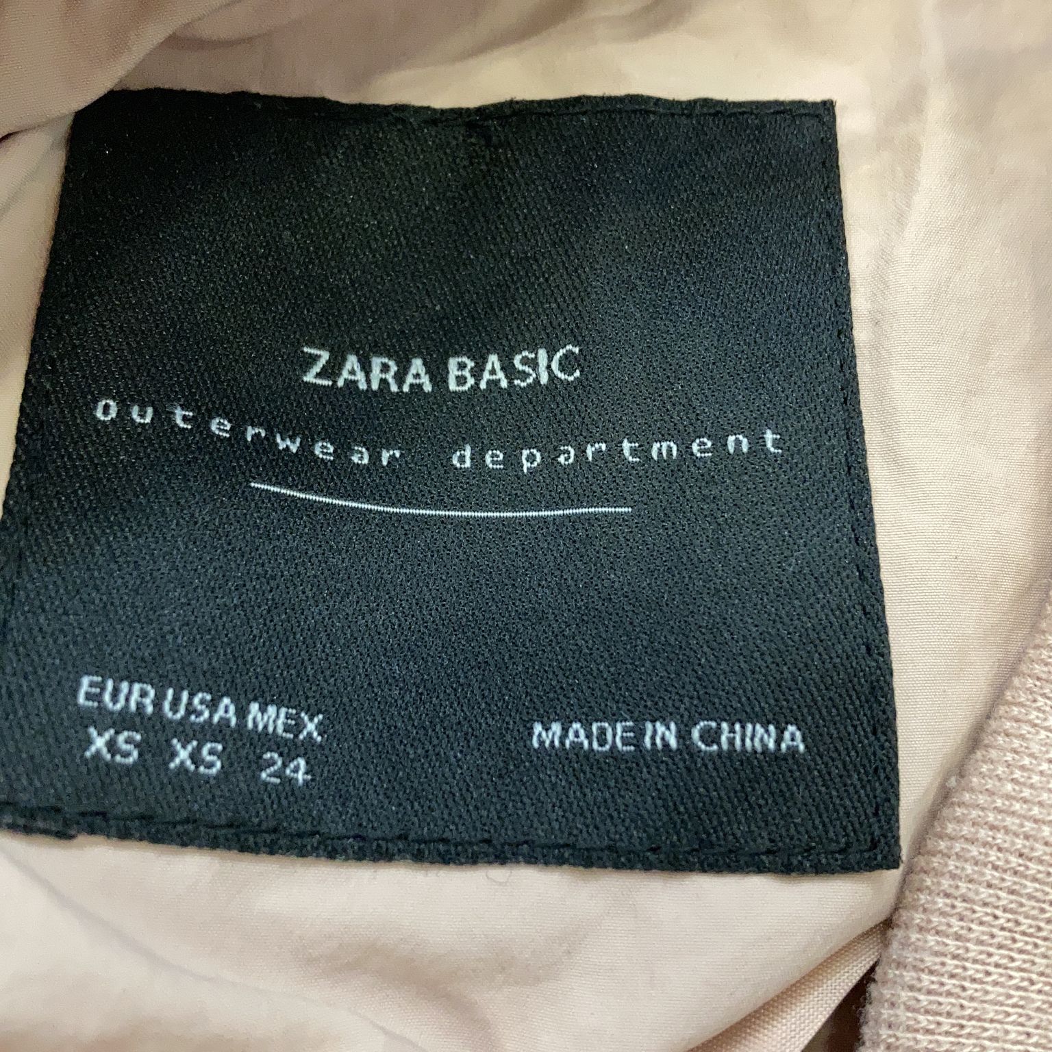 Zara Basic Outerwear