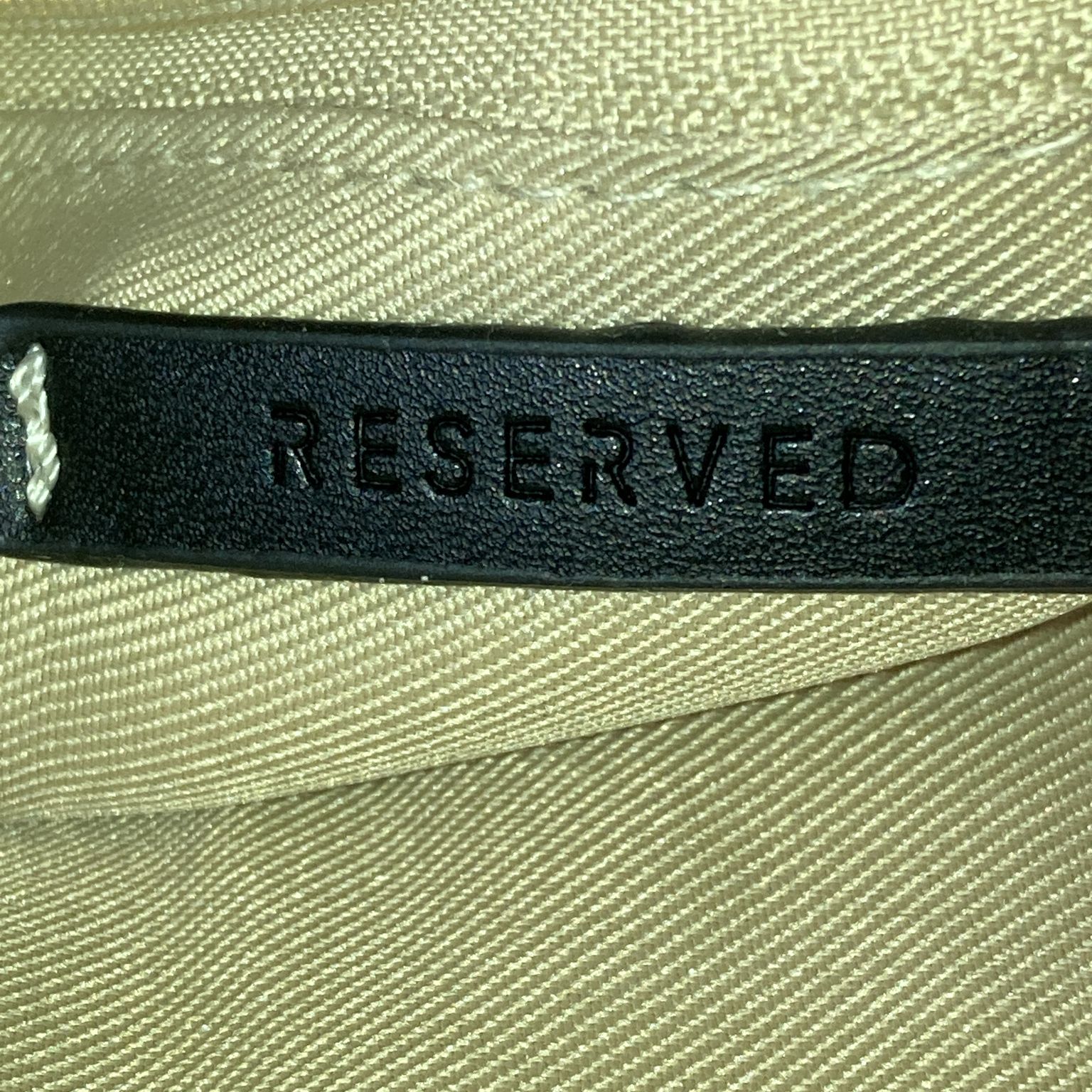 Reserved