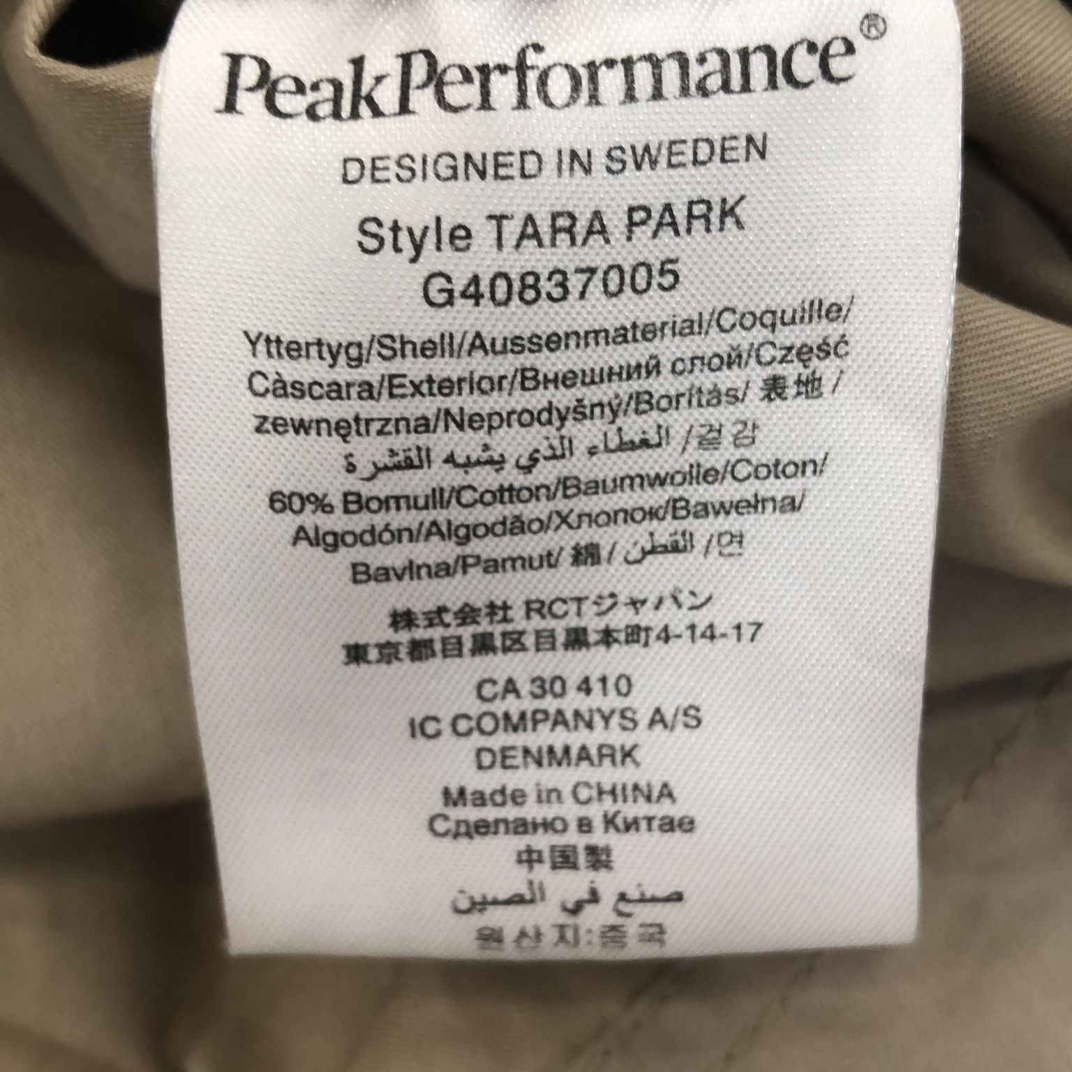 Peak Performance