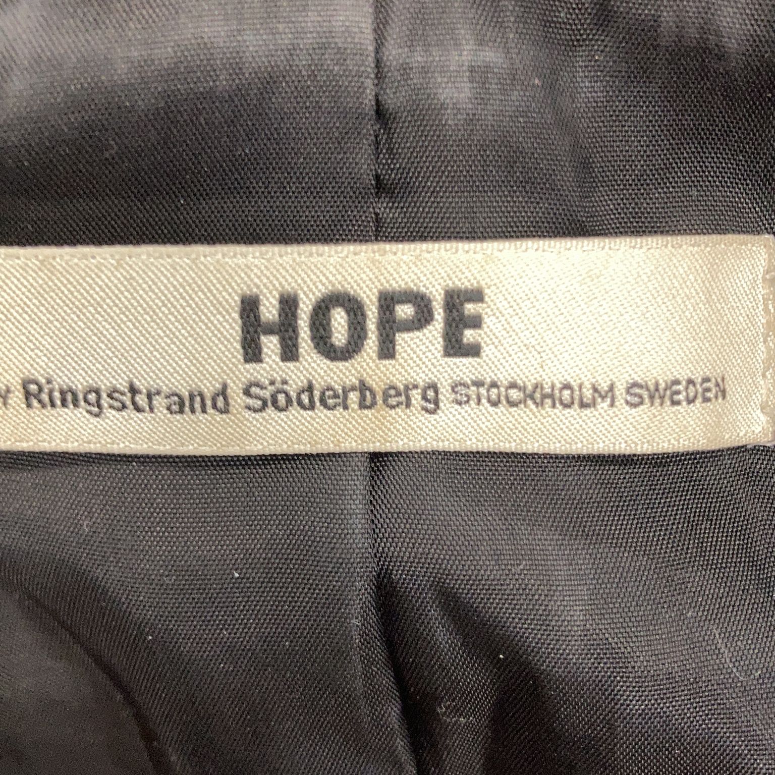 HOPE by Ringstrand Söderberg