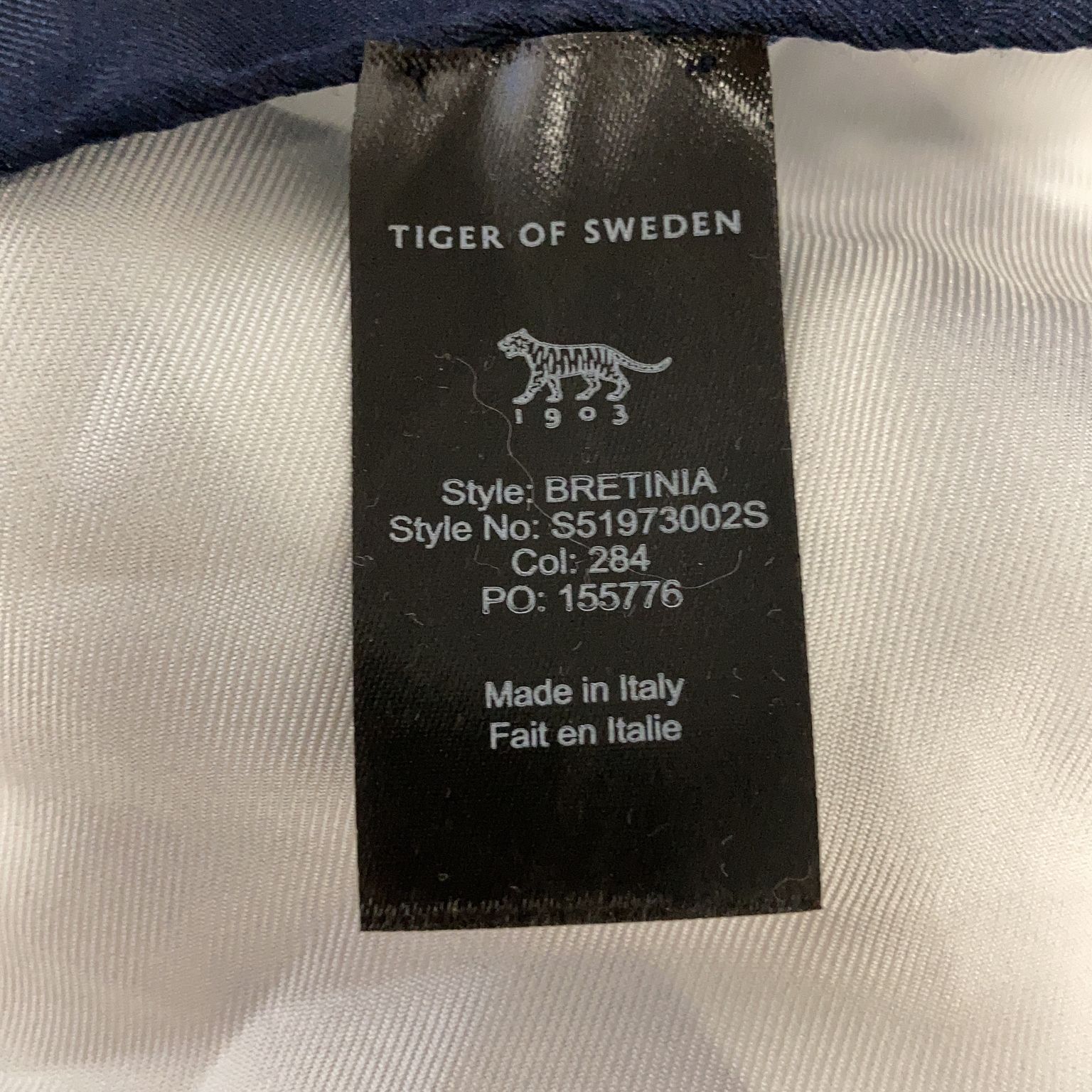 Tiger of Sweden