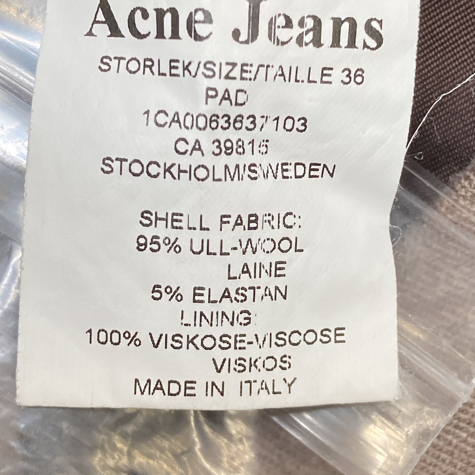 Acne Jeans