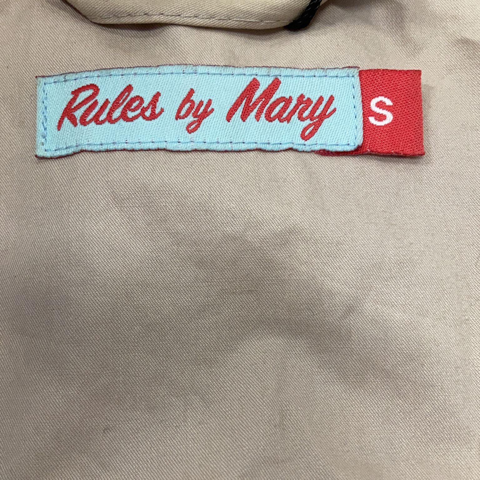 Rules by Mary