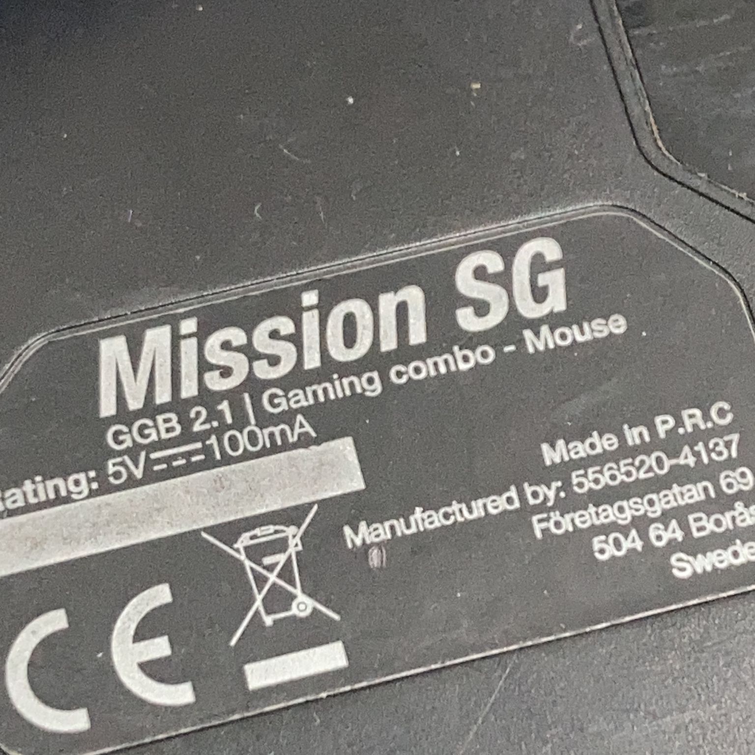 Mission SG