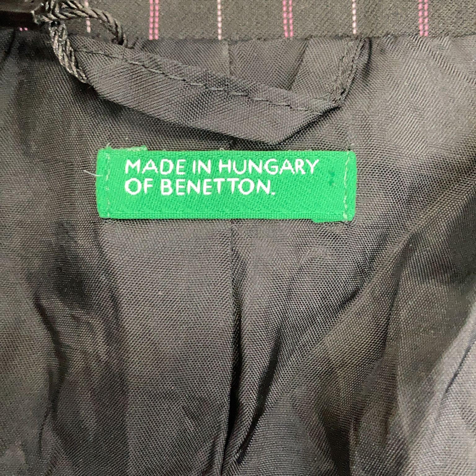 Made in Hungary of Benetton