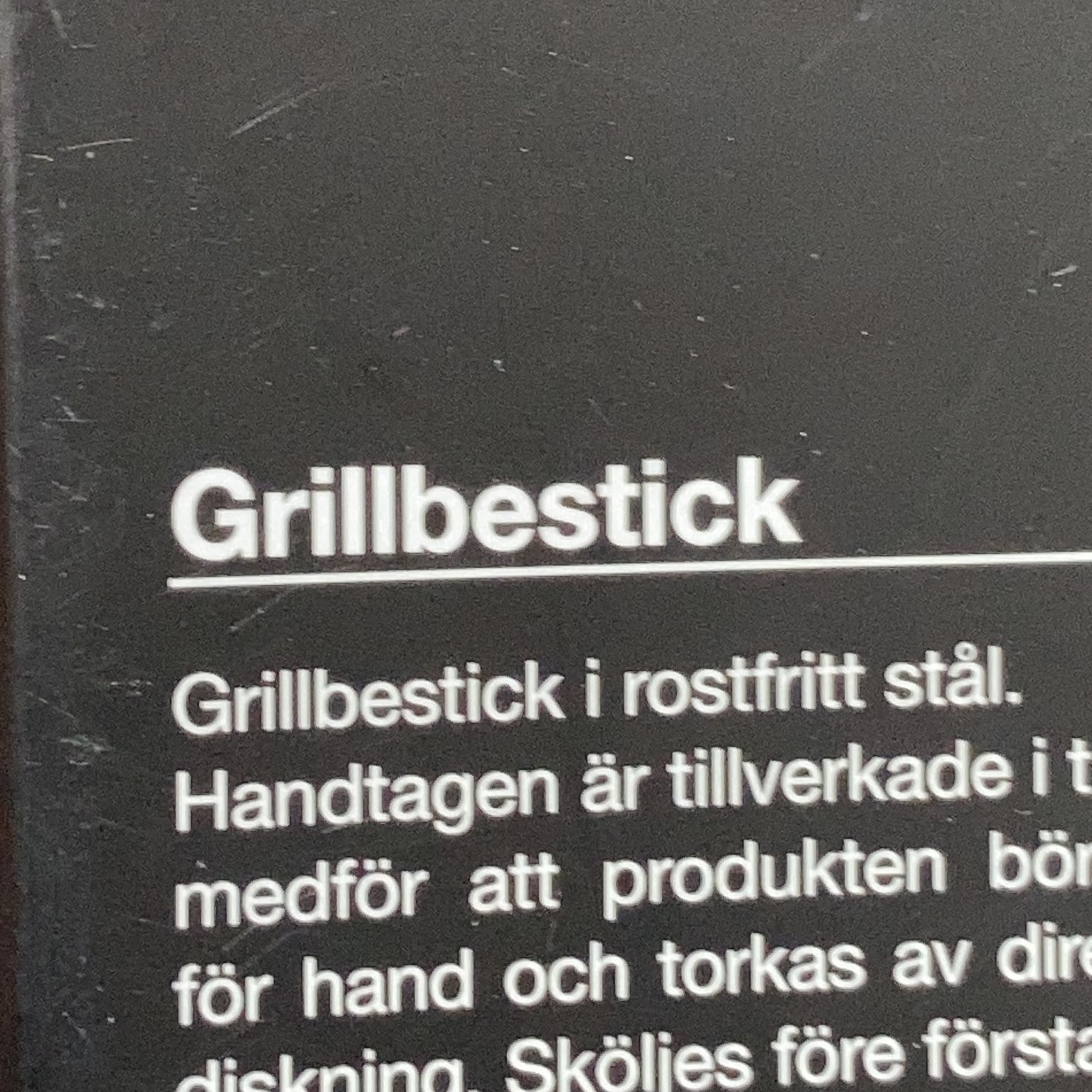 Grillbestick