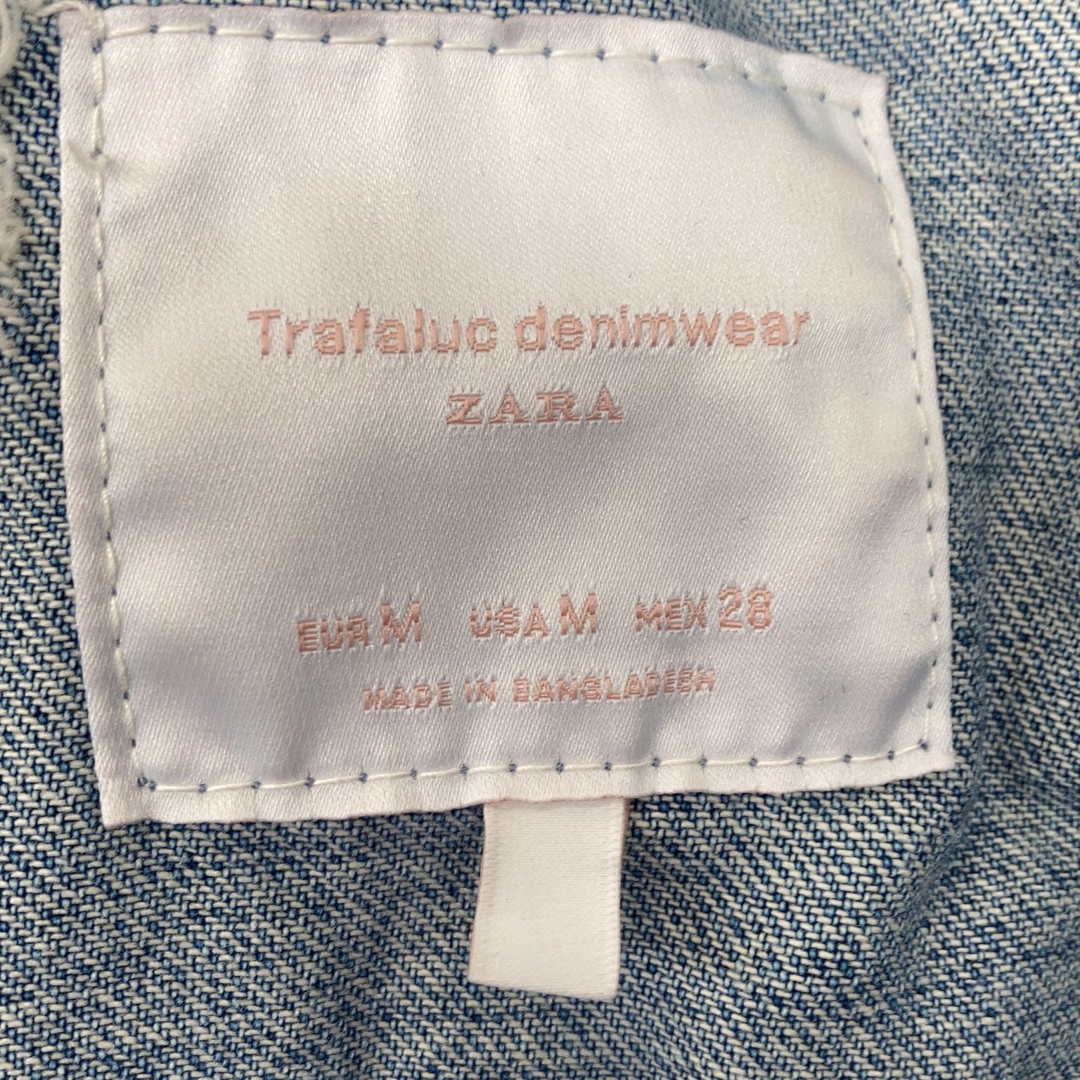 Zara Trafaluc Denim Wear