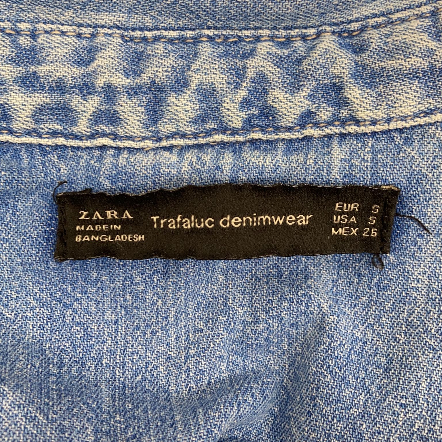 Zara Trafaluc Denim Wear