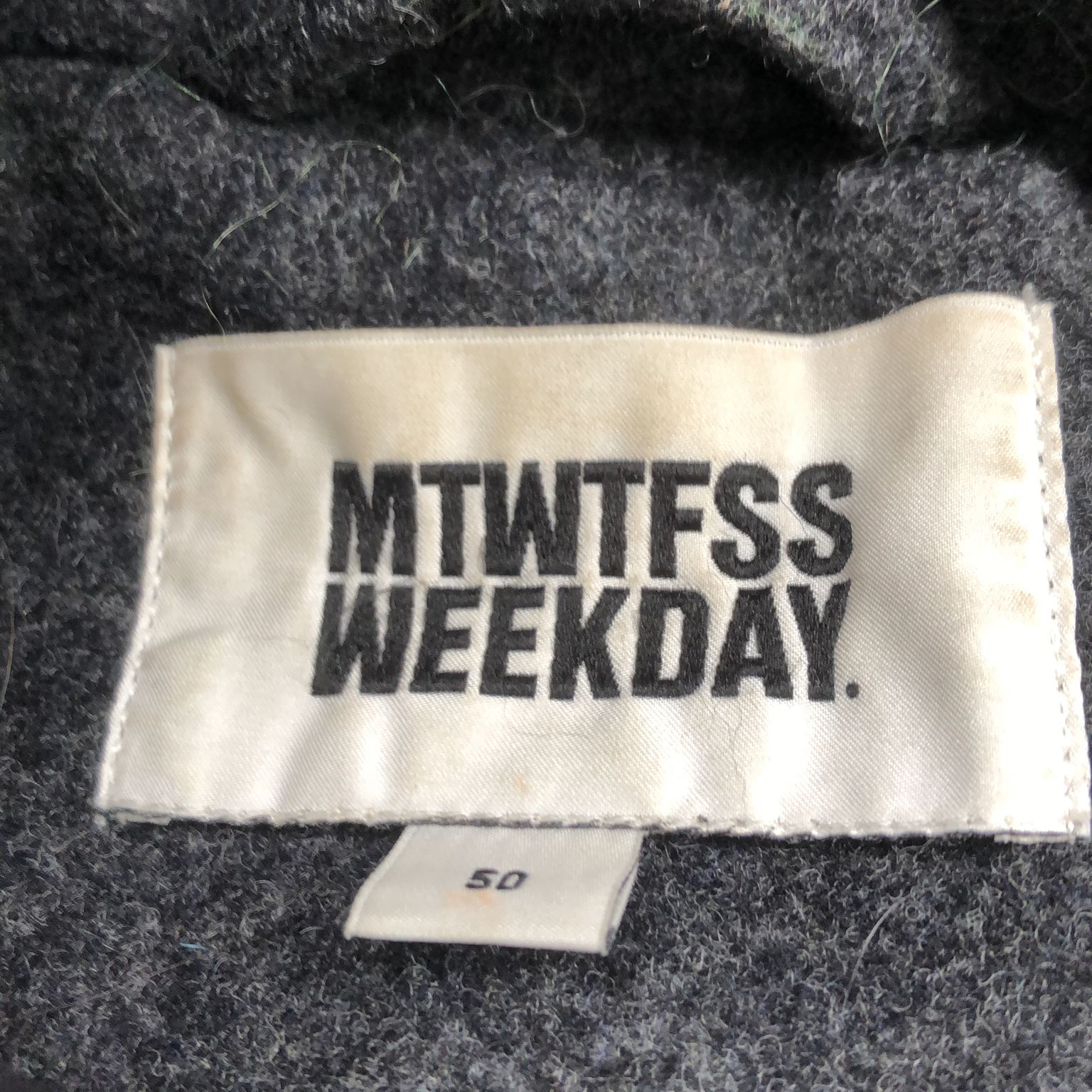 Mtwtfss Weekday