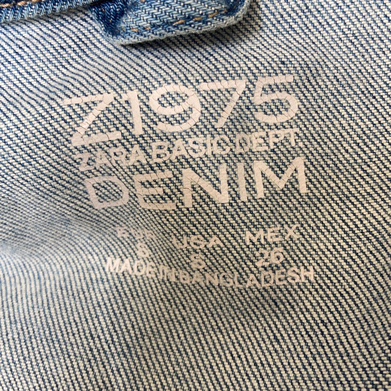 Zara Z1975 Denim