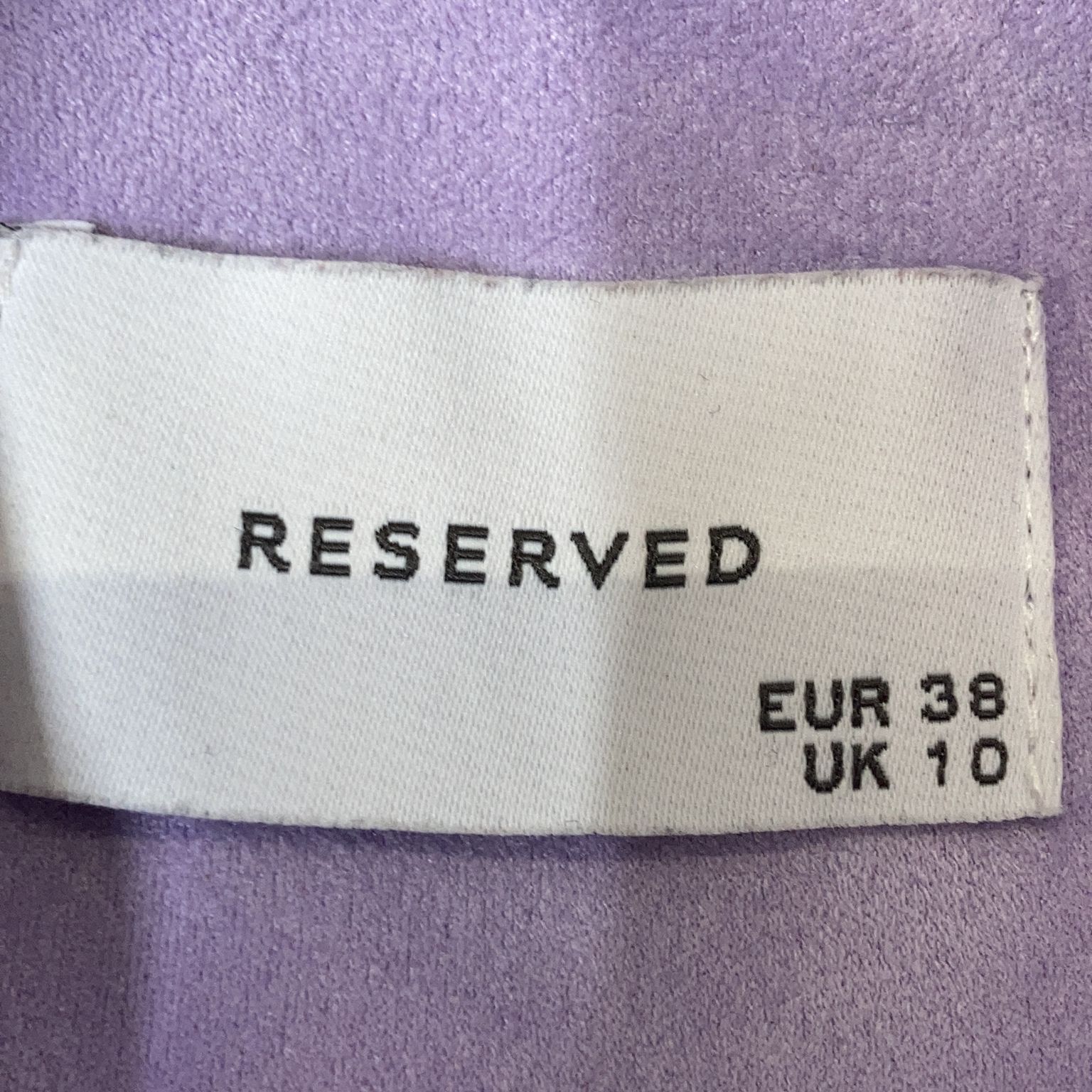 Reserved