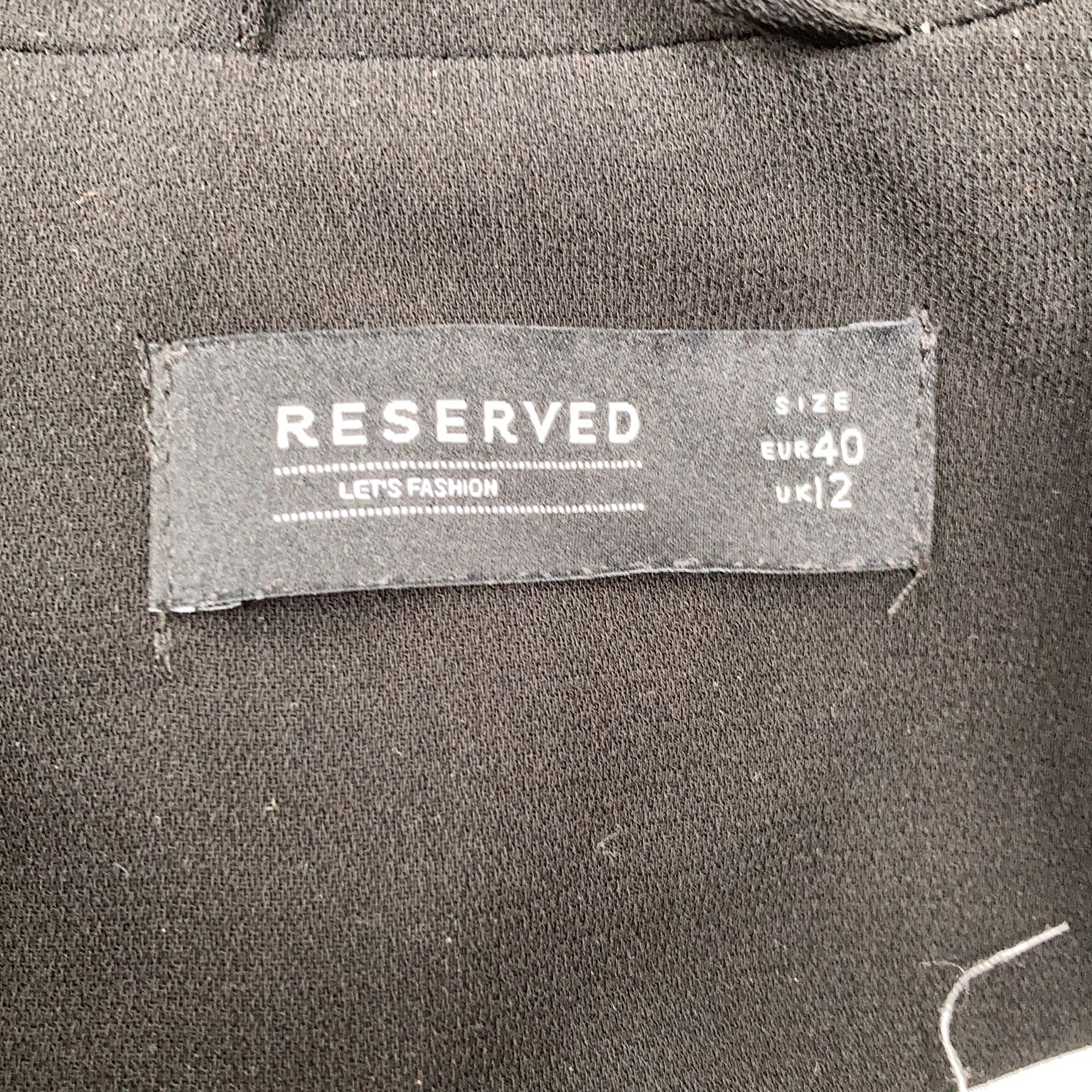 Reserved