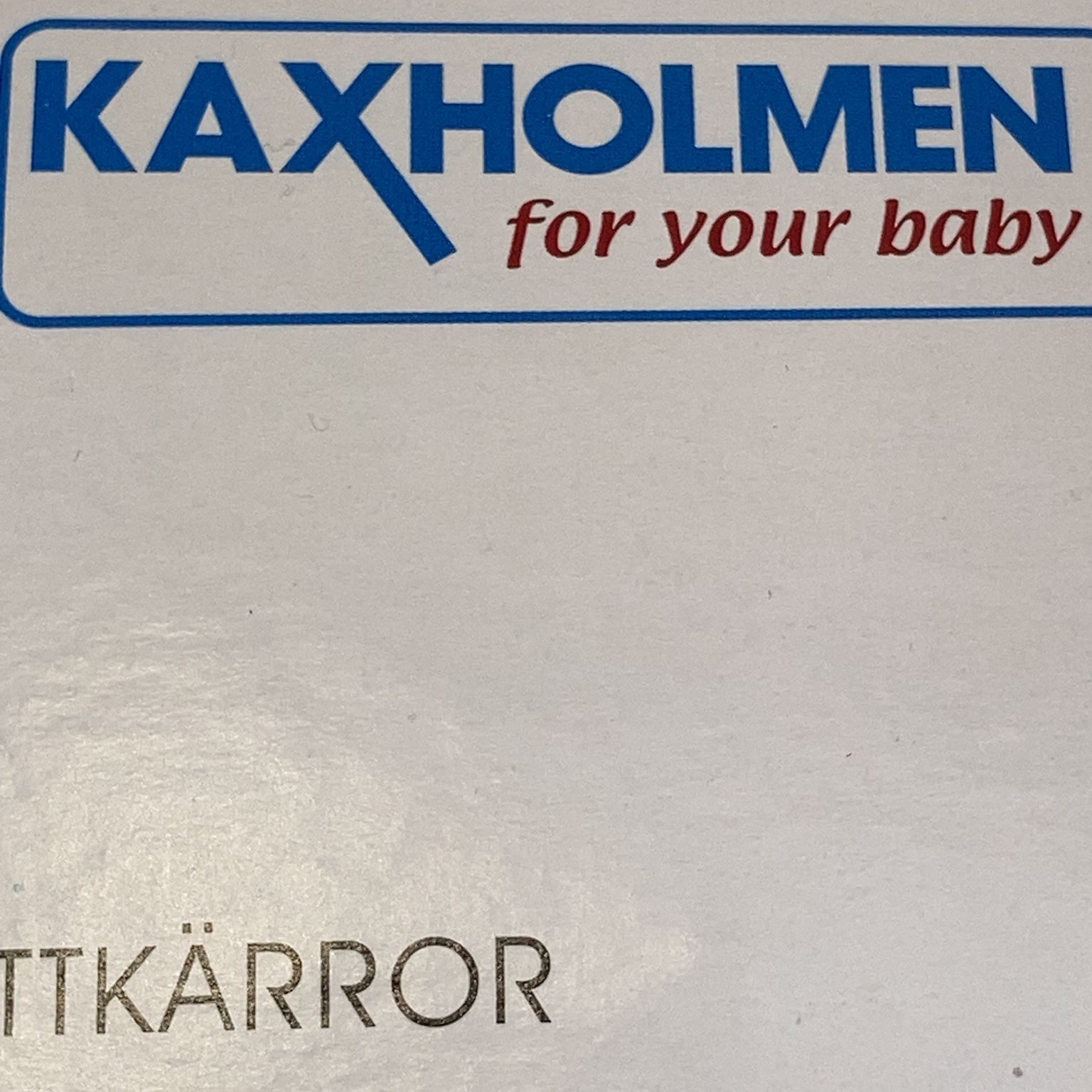 Kaxholmen for your baby