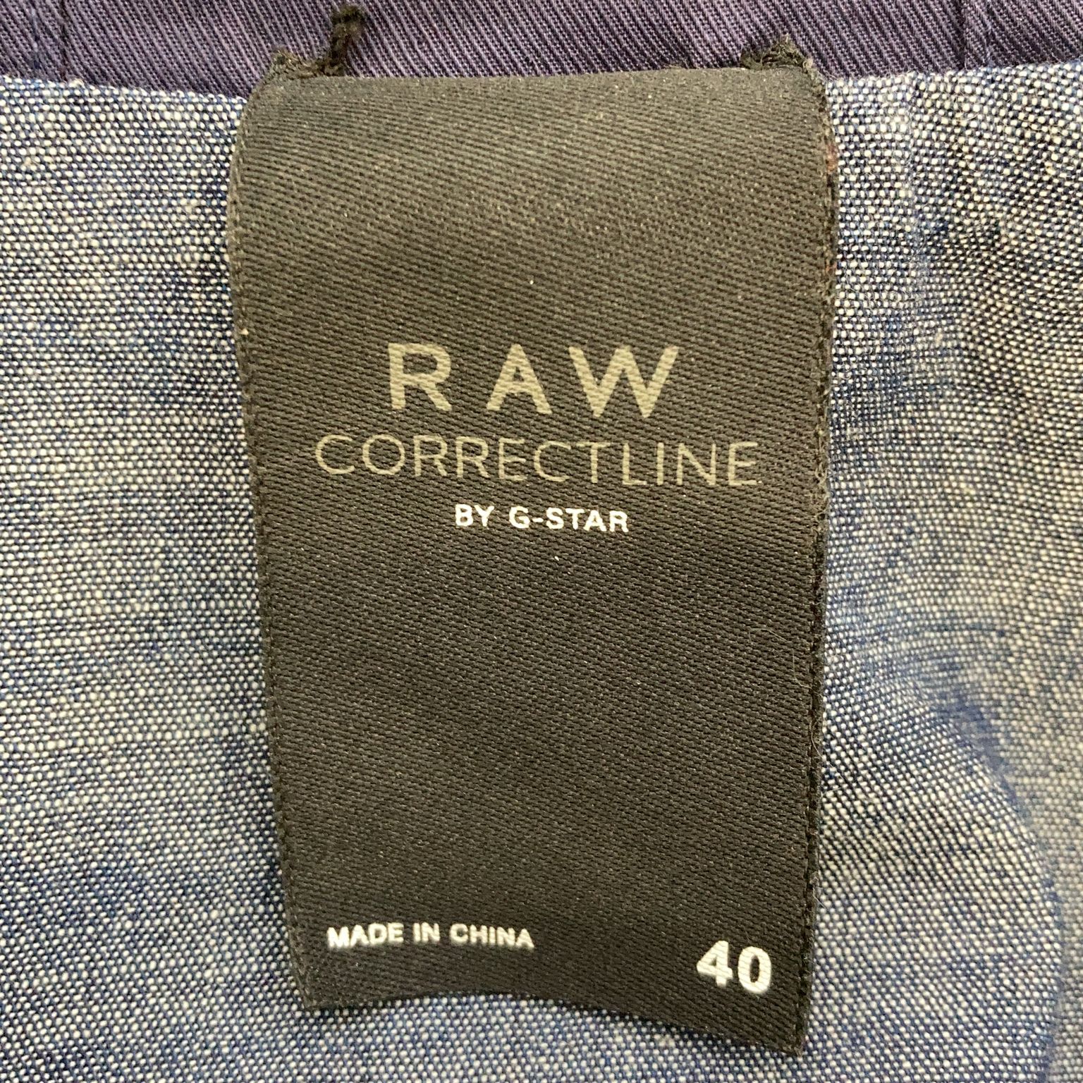 Raw Correct Line by G-Star