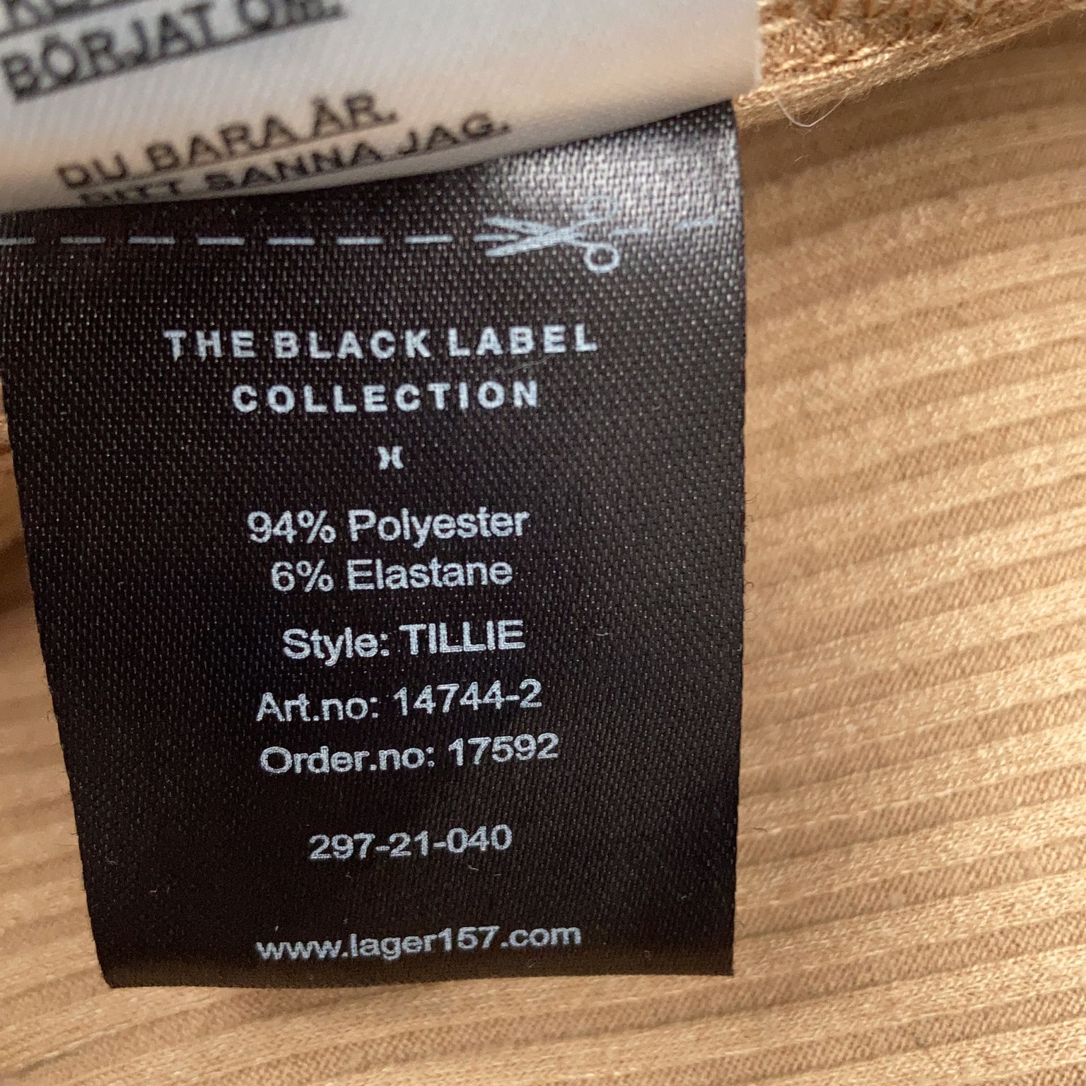 The Black Label Collection Lager 157