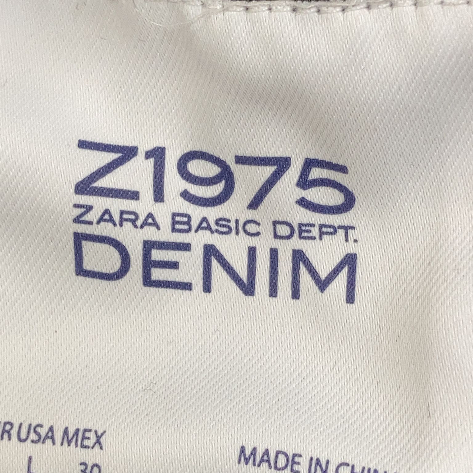 Zara Basic Z1975 Denim