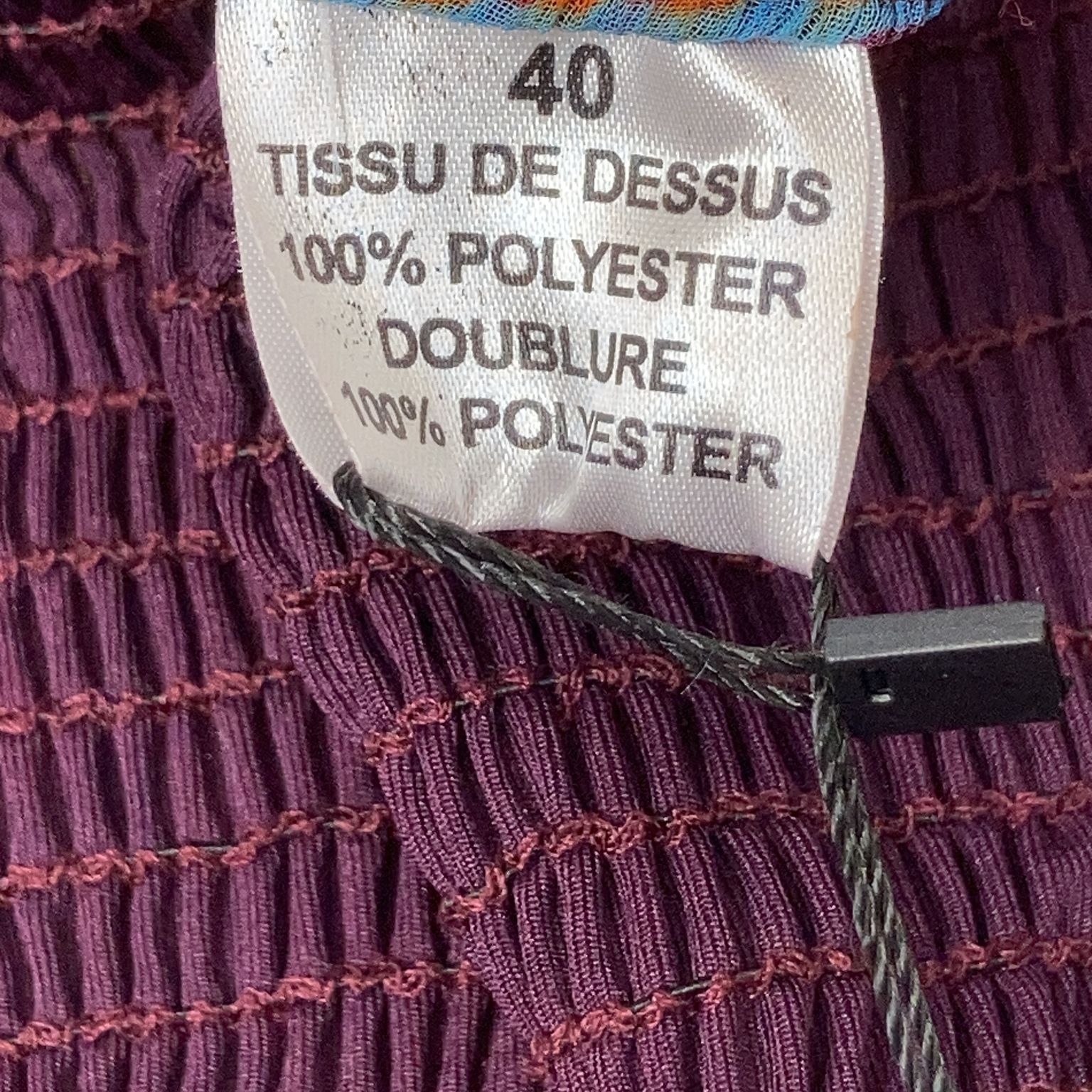 Tissu de Dessus